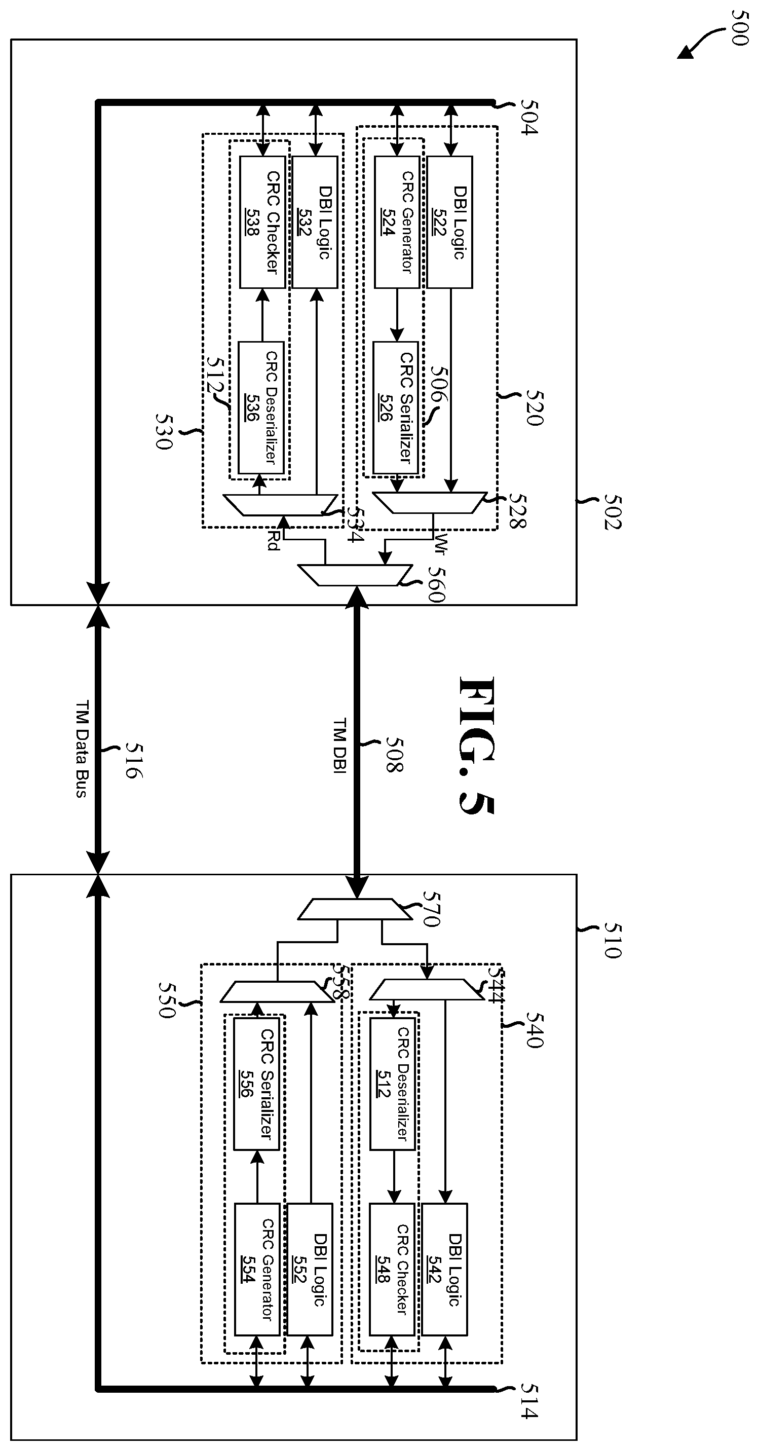 Patent US12417030 Figure 5 – Toggle mode interface for data integrity protection