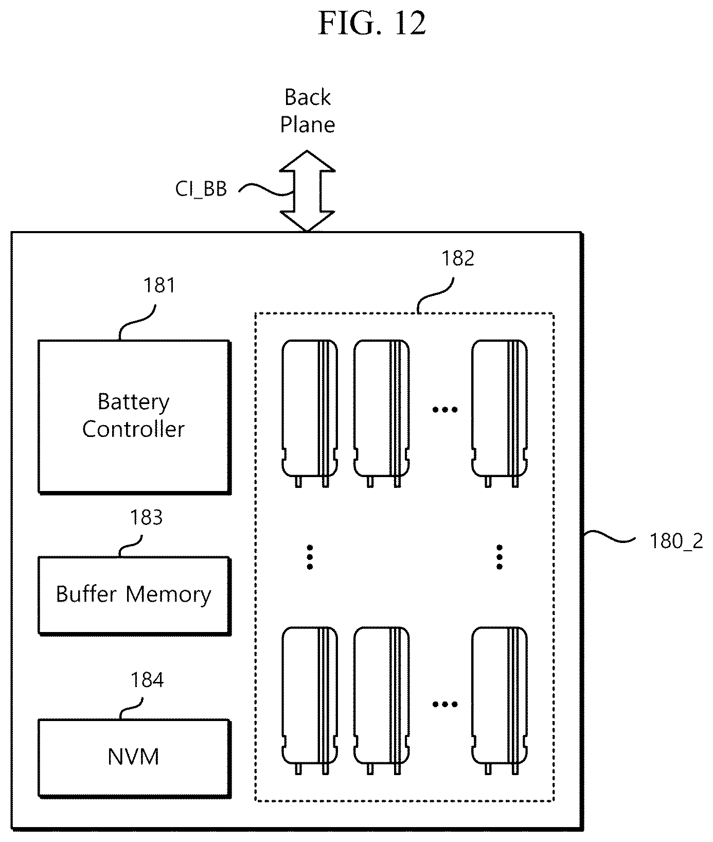 Patent US12417031 Figure 12 – Storage system including battery module and method for operating the same