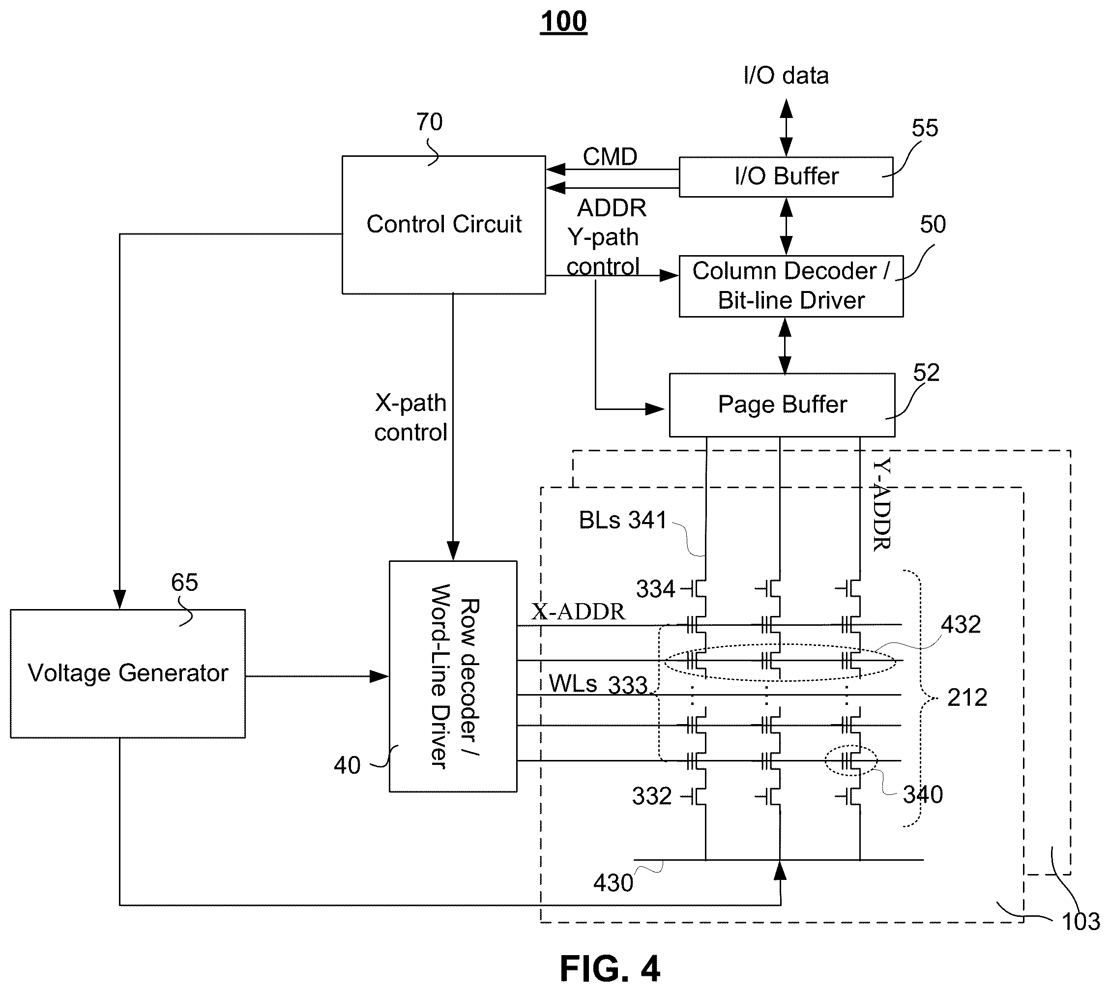 Patent US12417036 Figure 4 – System and method of performing a read operation