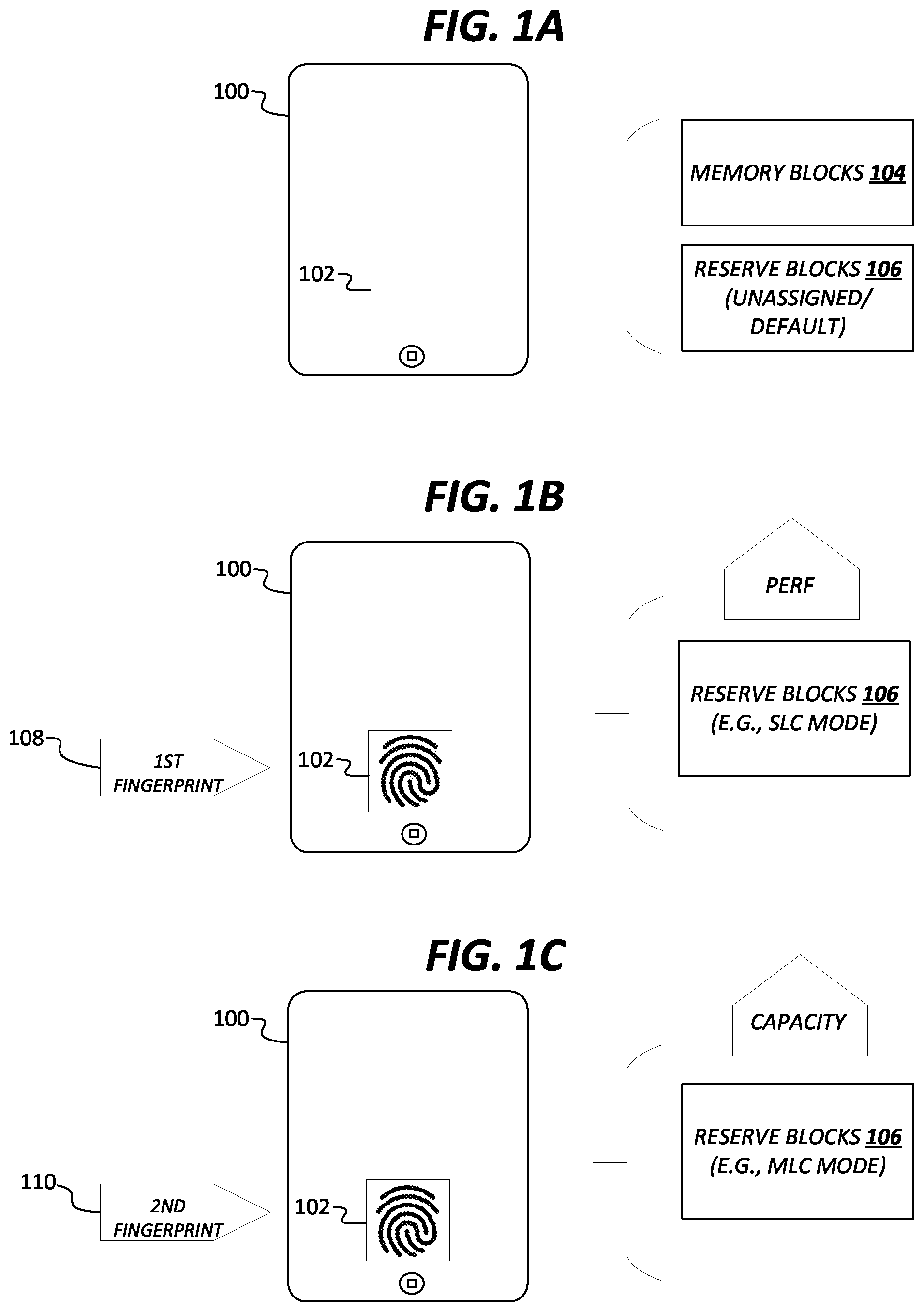 Patent US12417043 Figure 1 – Selectable performance boost for storage devices