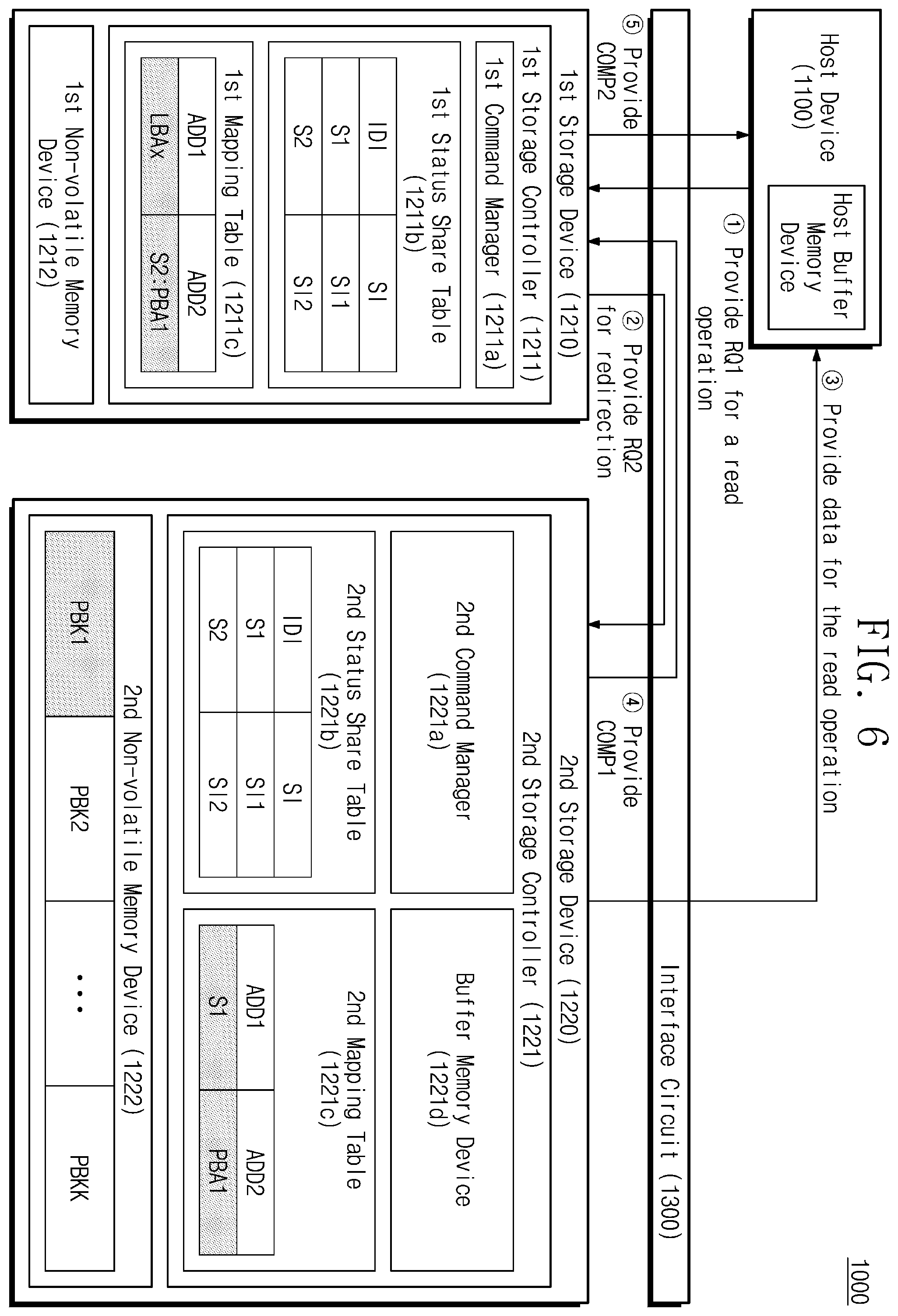 Patent US12417045 Figure 6 – Electronic device storing mapping information and method of operating the same