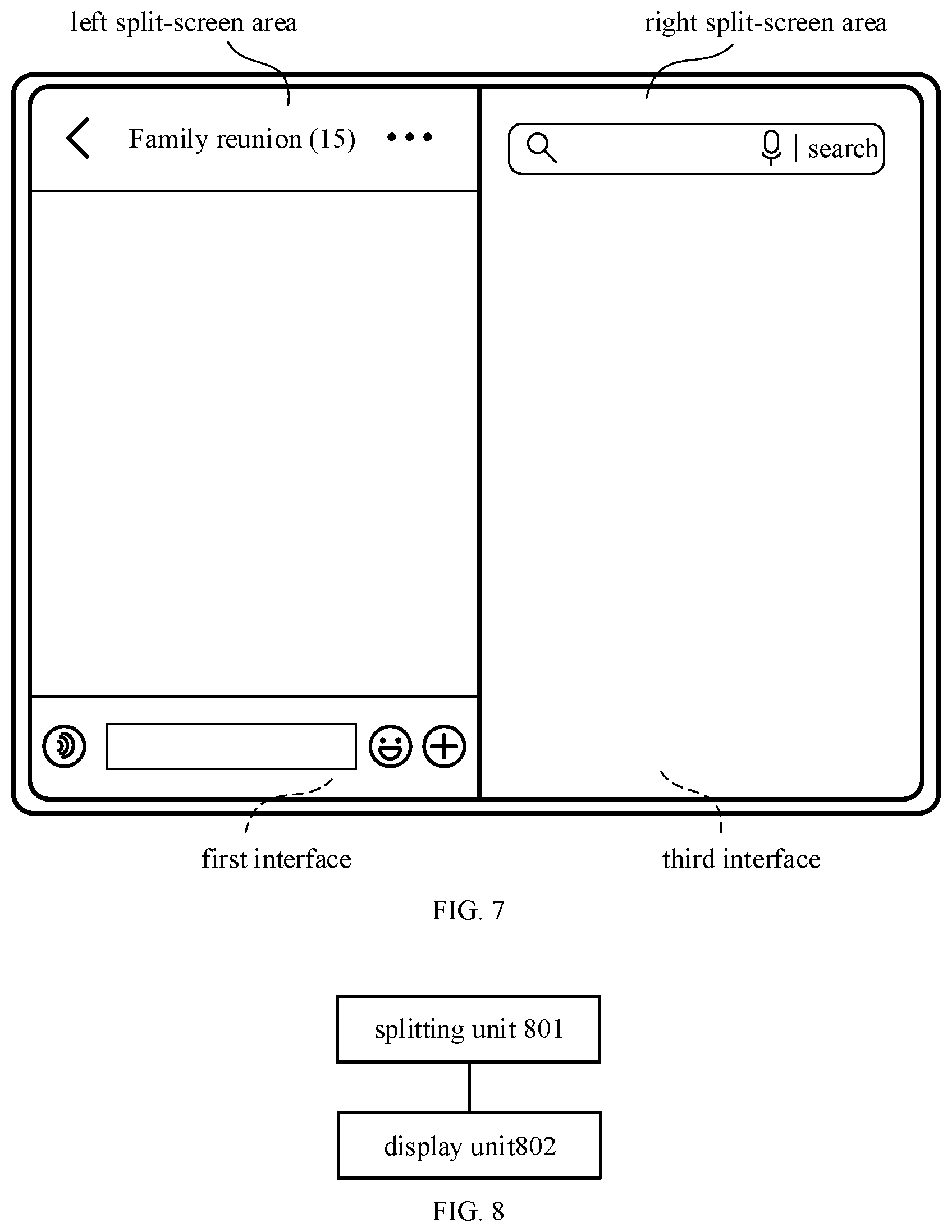 Patent US12417059 Figure 7 – Method and apparatus for split-screen display, electronic device and computer readable storage medium