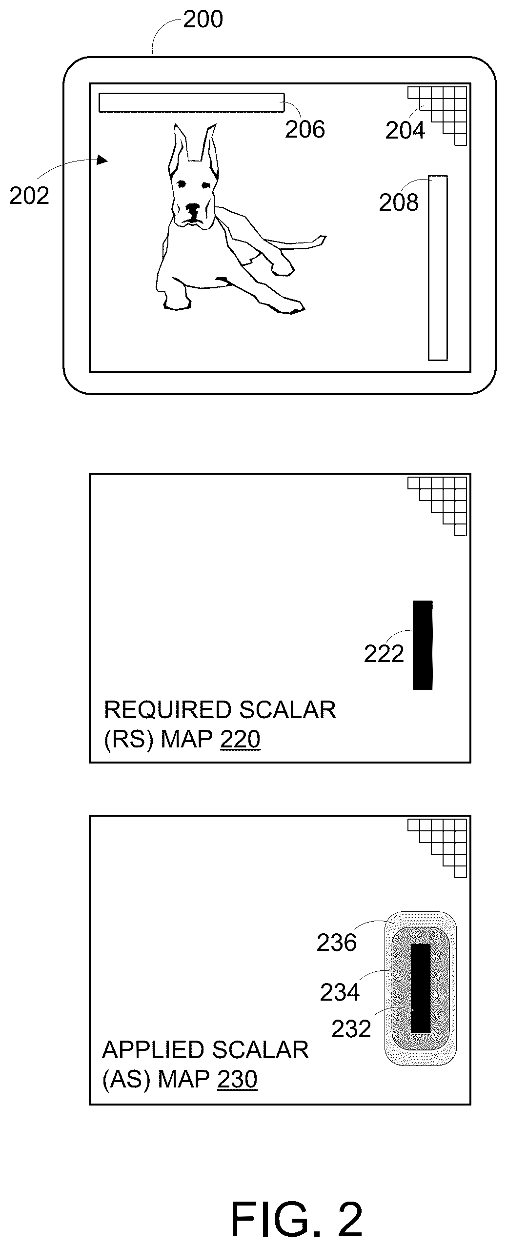 Patent US12417061 Figure 2 – Correcting imagery with differential applied scalars