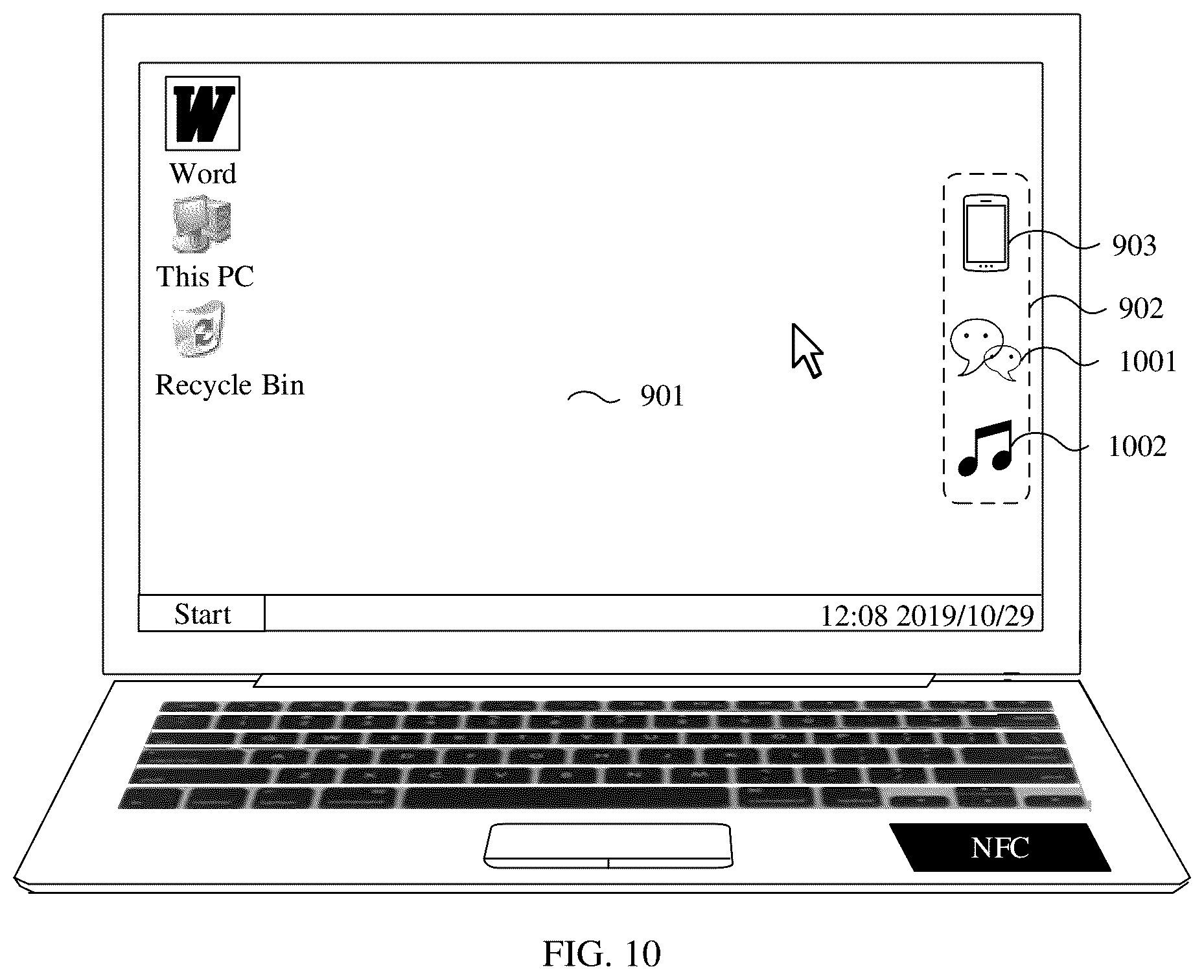 Patent US12417065 Figure 14 – Multi-screen collaboration method and system, and electronic device