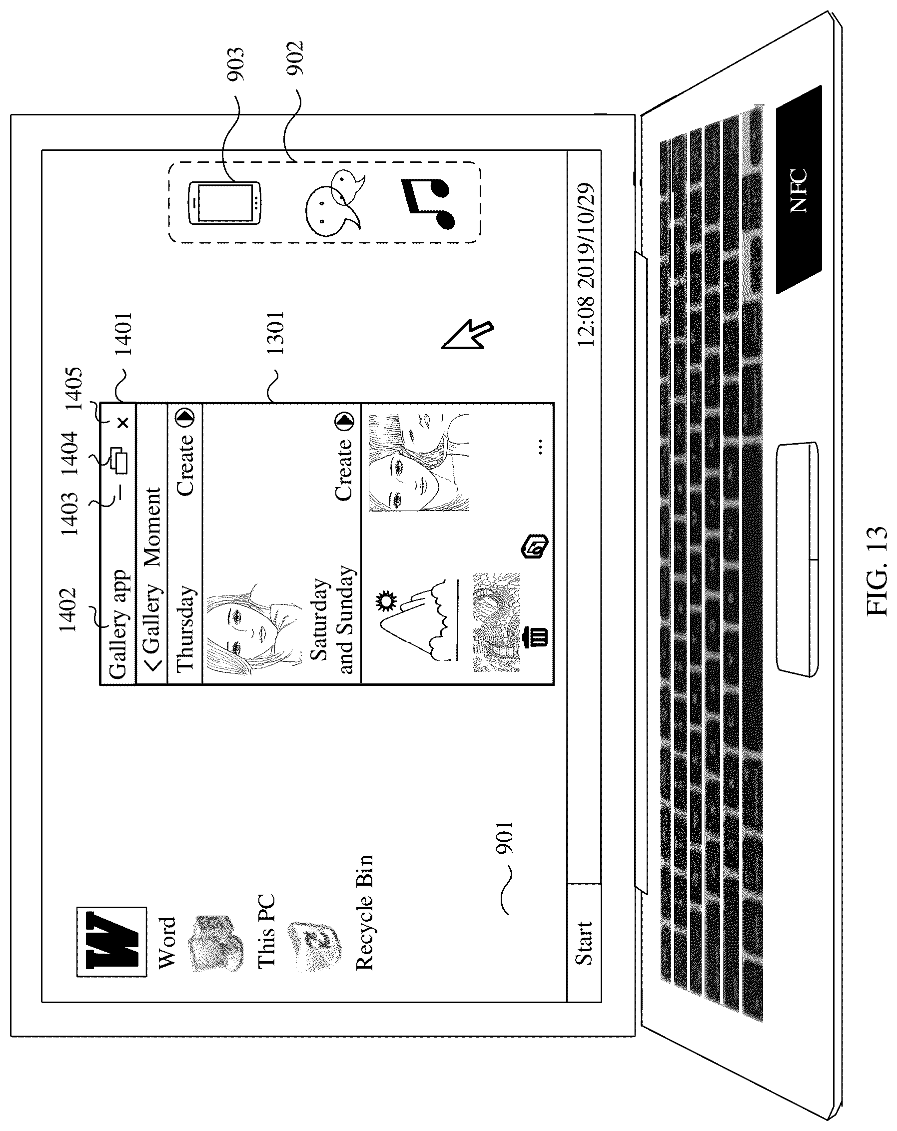 Patent US12417065 Figure 19 – Multi-screen collaboration method and system, and electronic device