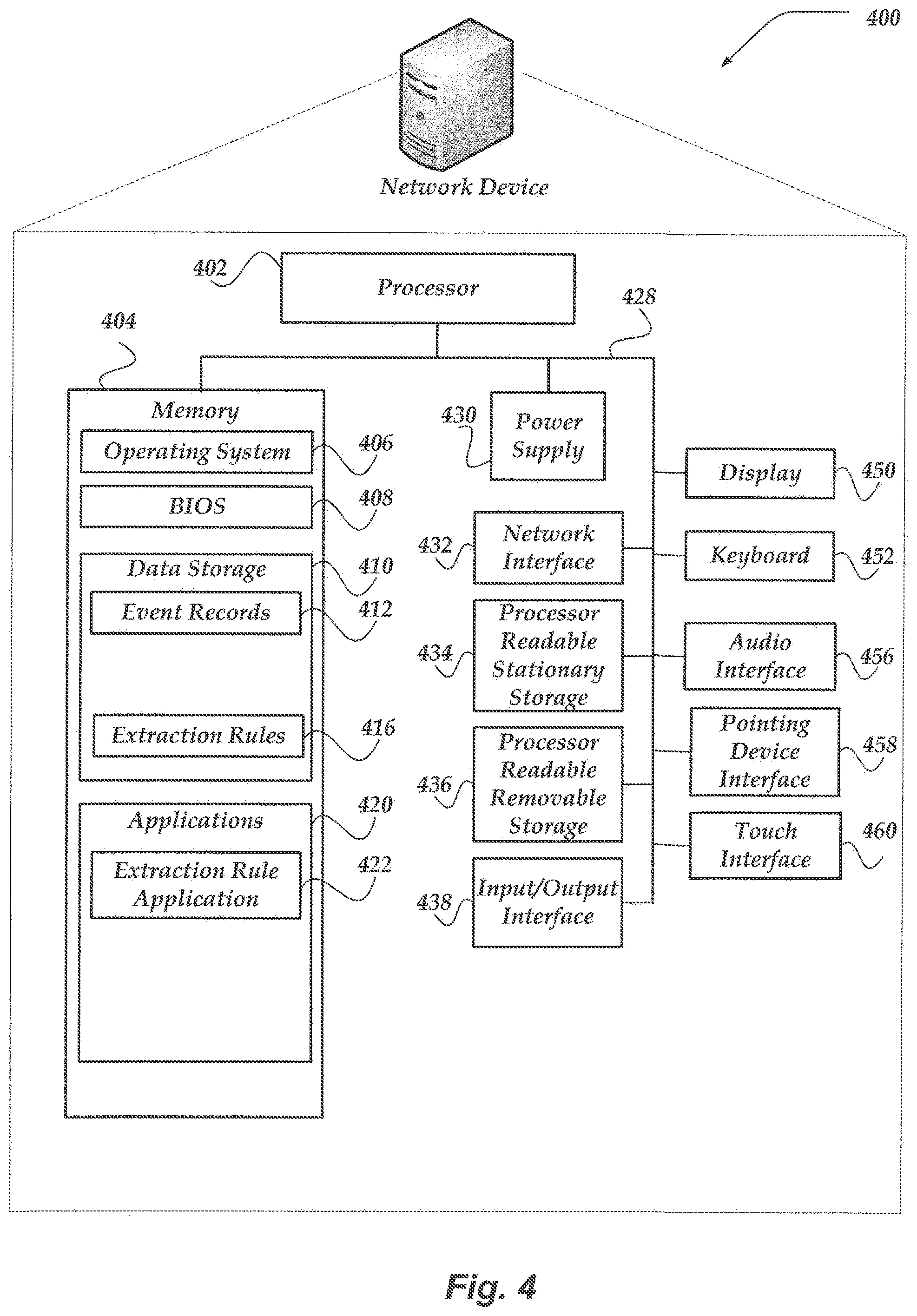 Patent US12417074 Figure 5 – Updating event records based on user edited extraction rule
