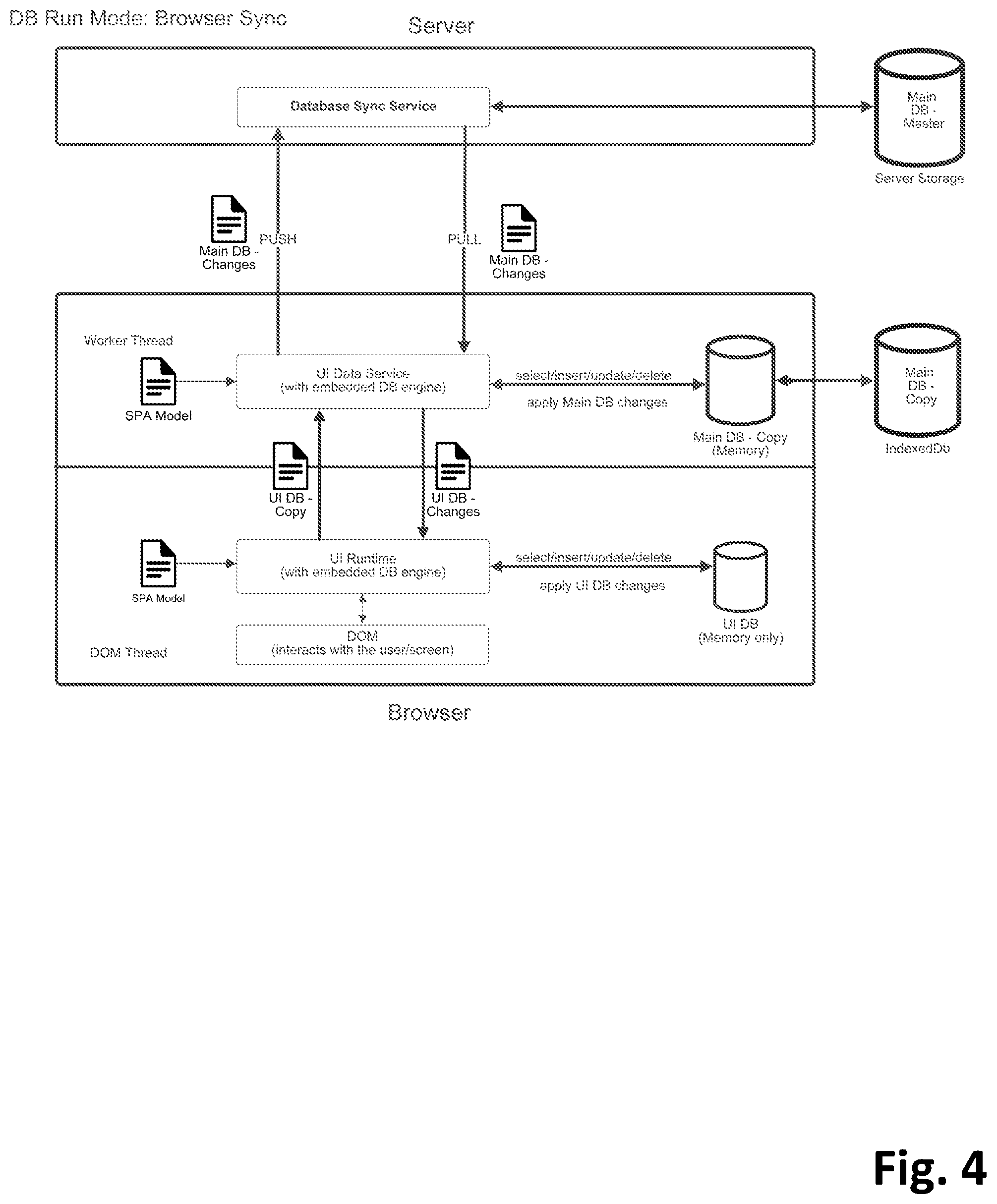 Patent US12417080 Figure 4 – System and method for generating single page web applications