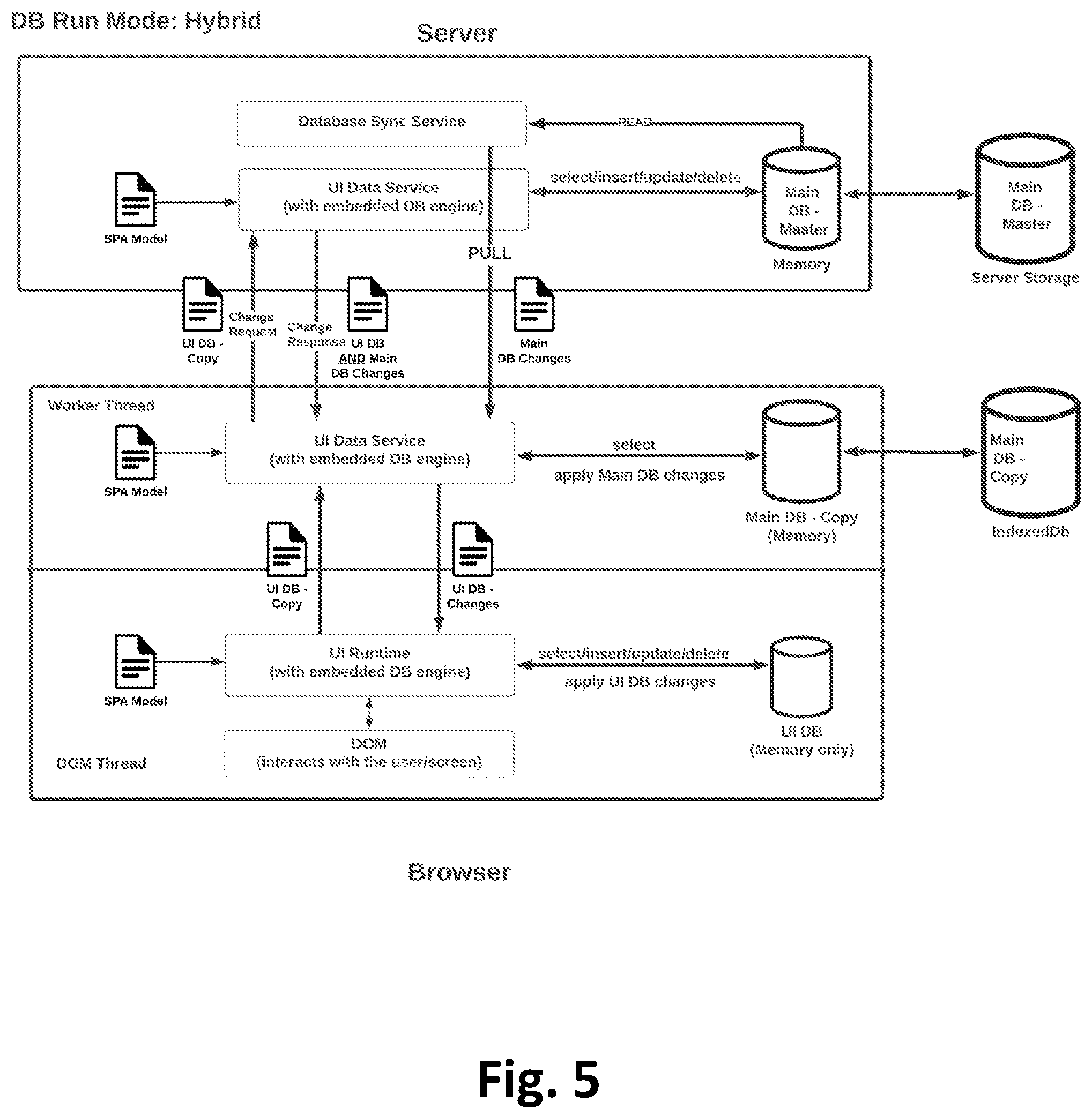 Patent US12417080 Figure 5 – System and method for generating single page web applications