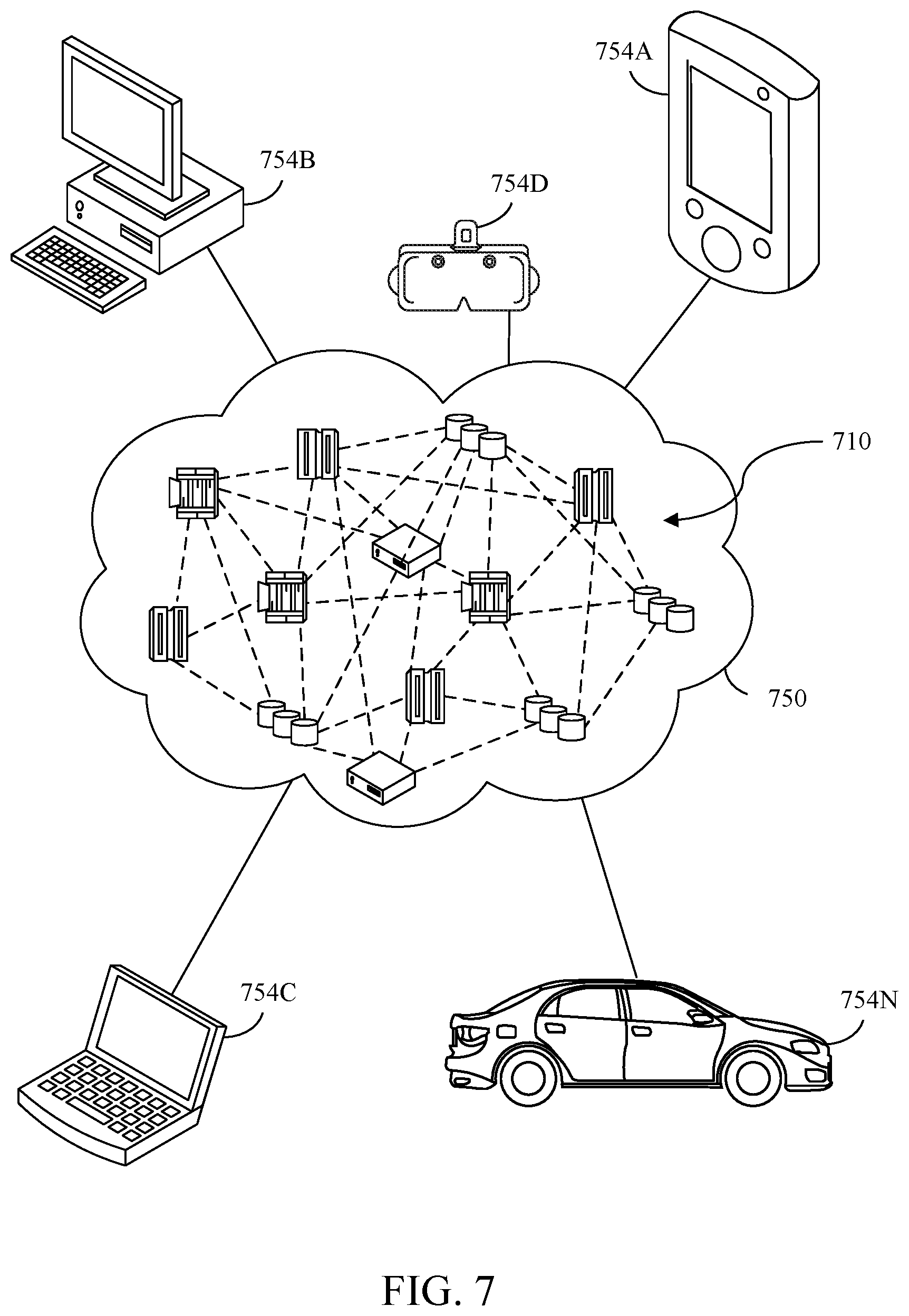 Patent US12417111 Figure 7 – Intelligent container configuring using augmented reality