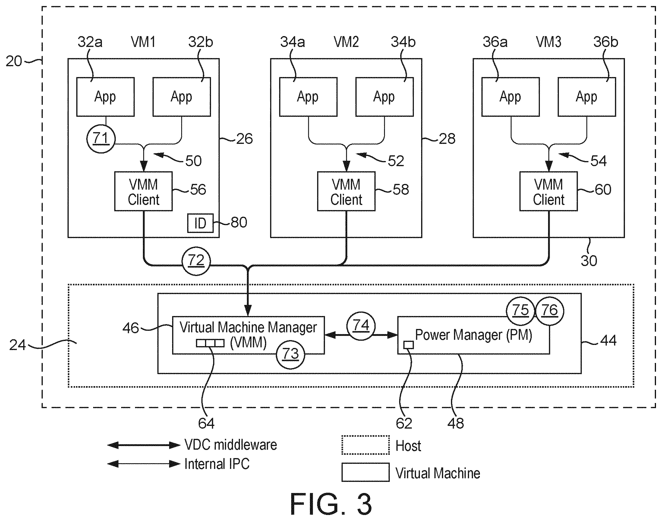 Patent US12417114 Figure 3 – Power management on a vehicle