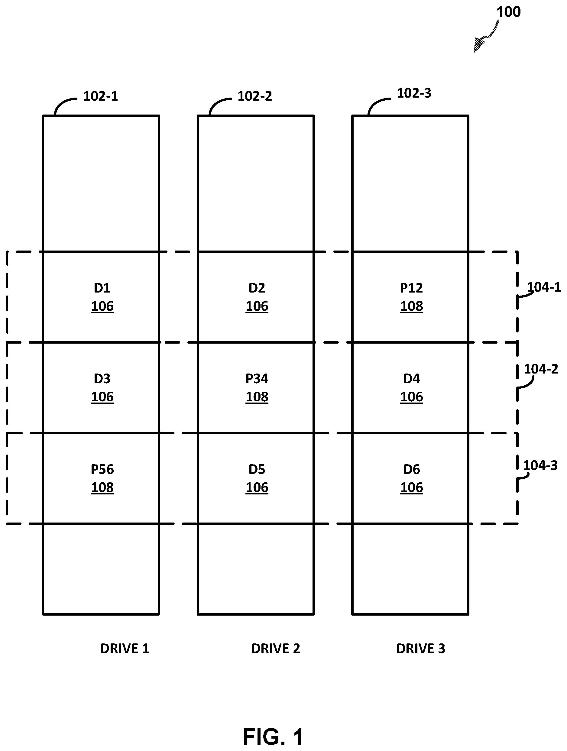 Patent US12417146 Figure 1 – Method and apparatus to improve performance of a redundant array of independent disks that includes zoned namespaces drives