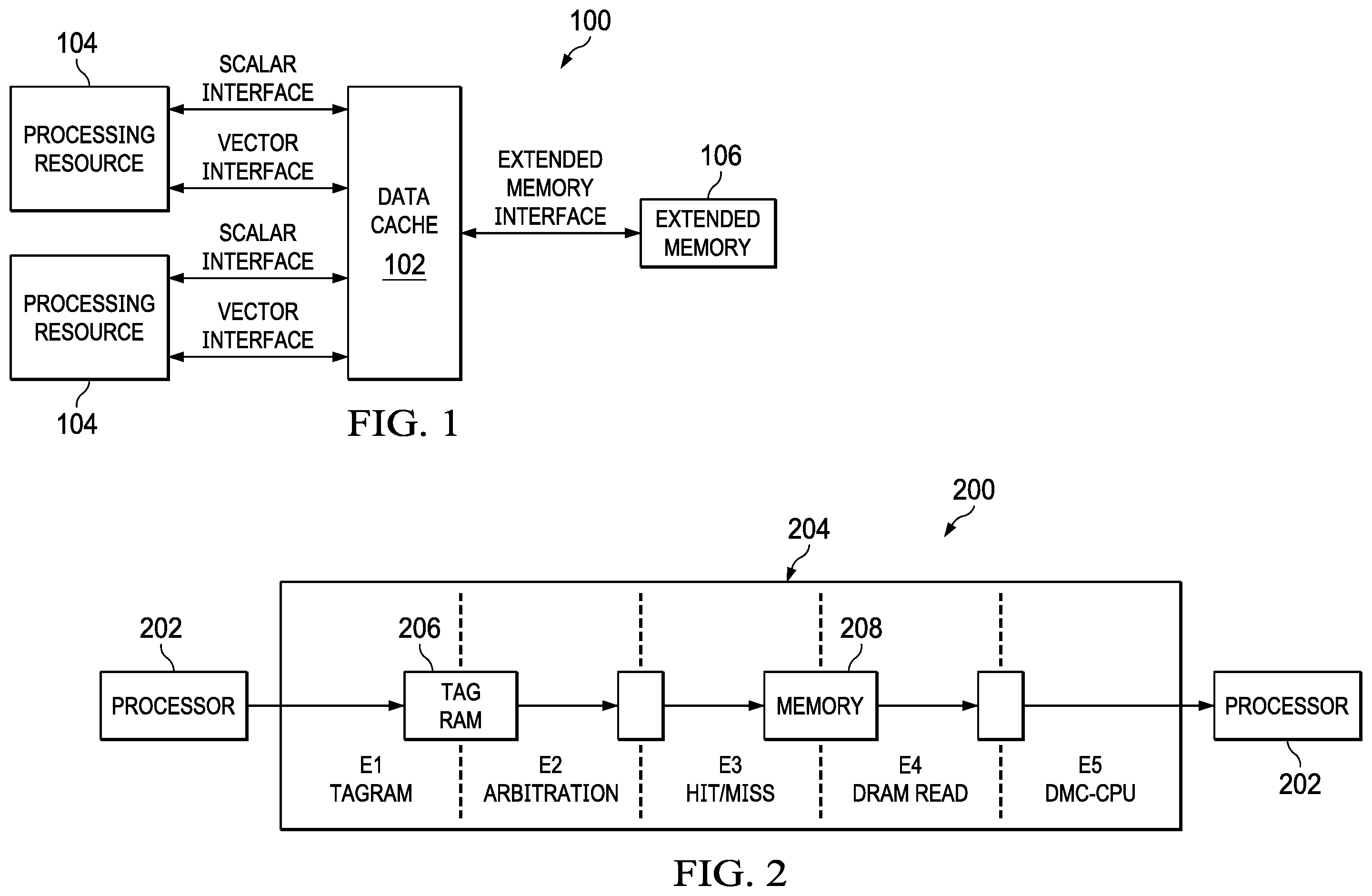 Patent US12417186 Figure 1 – Write merging on stores with different tags