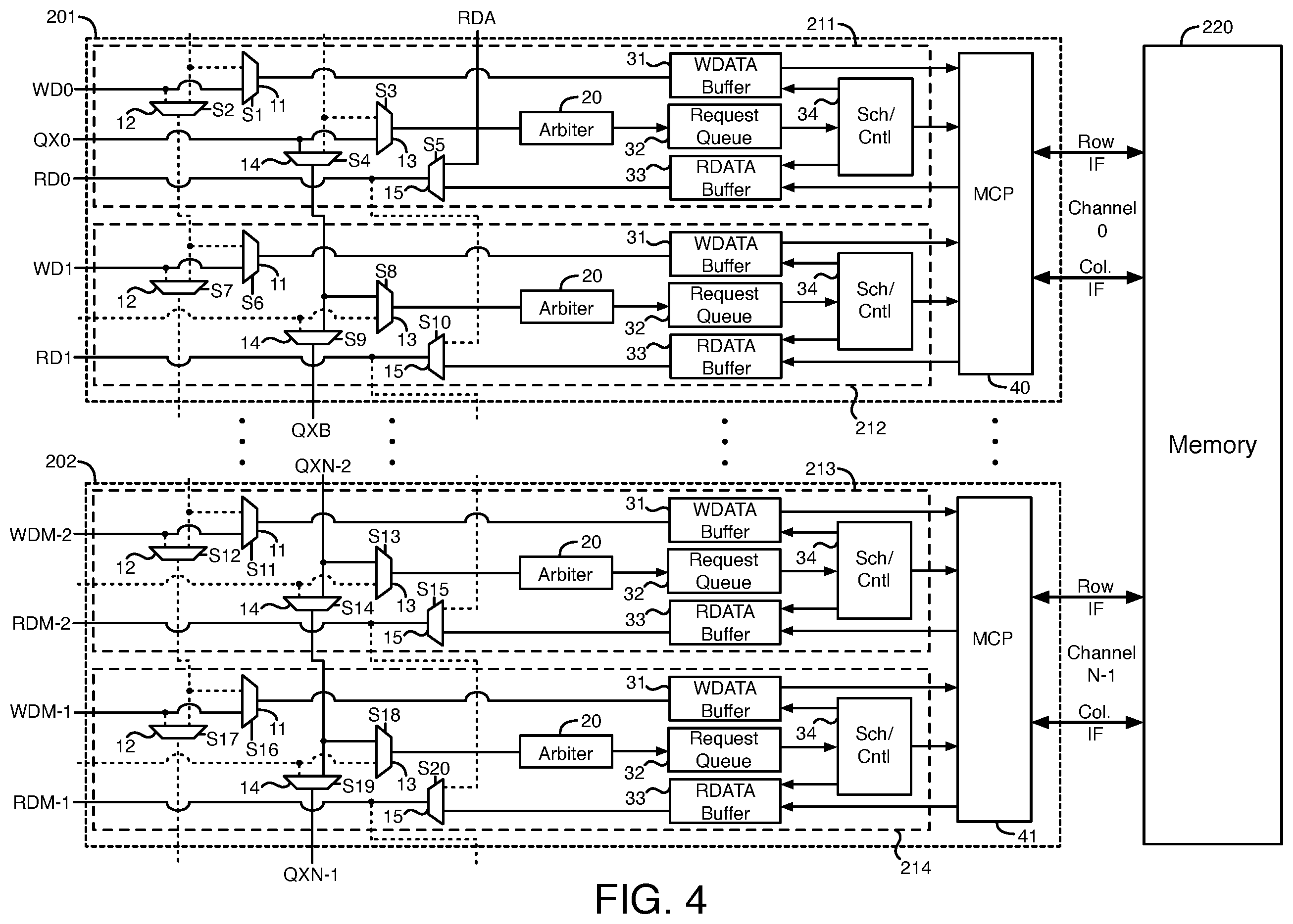 Patent US12417194 Figure 4 – Programmable memory controller circuits and methods