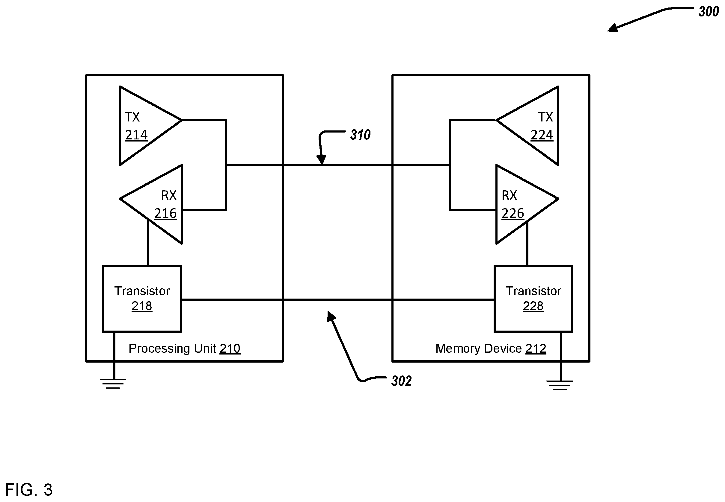 Patent US12417197 Figure 3 – System to minimize effects of ground plane noise