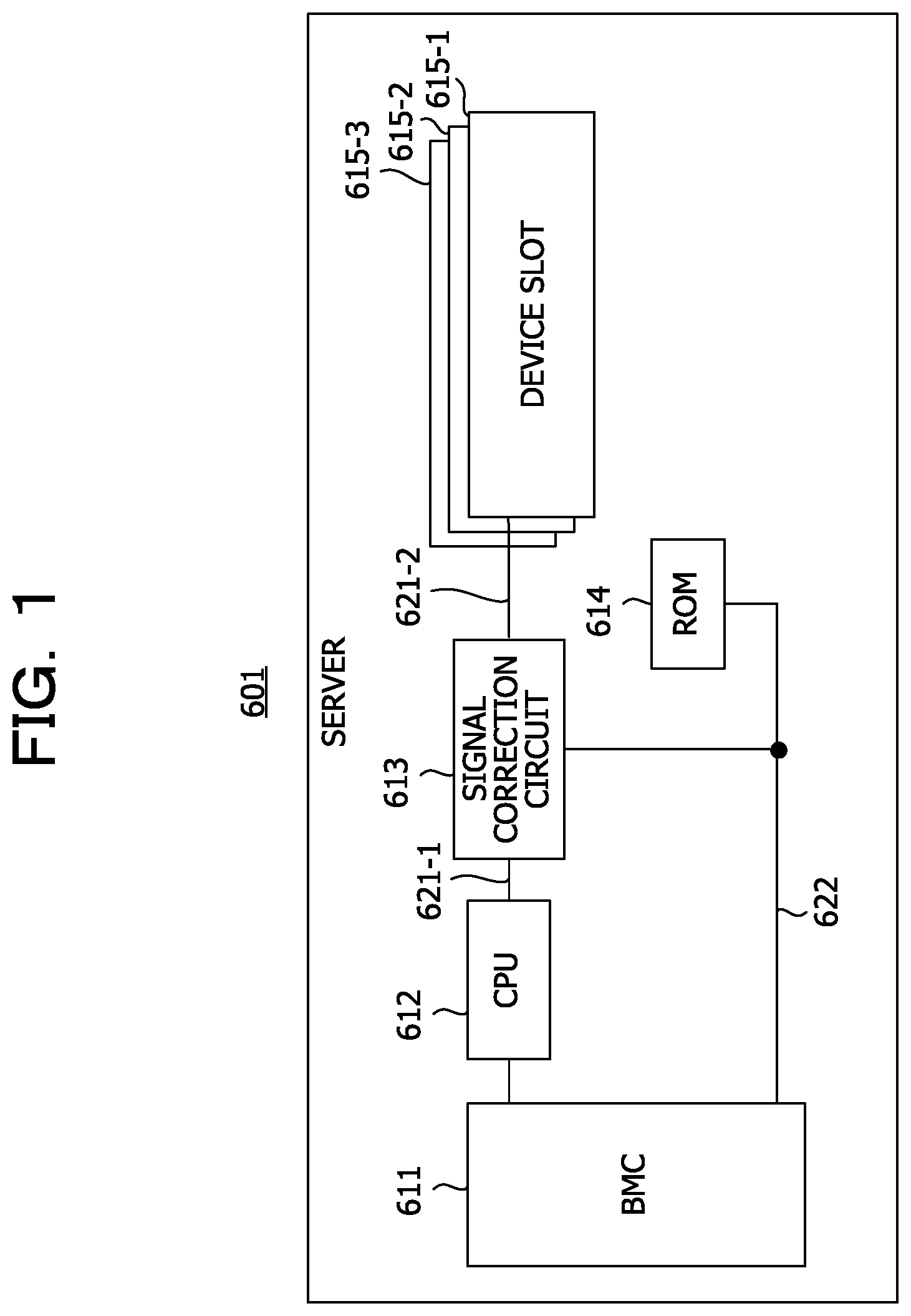 Patent US12417201 Figure 1 – Information processing device, signal correction method, and computer-readable recording medium storing signal correction program