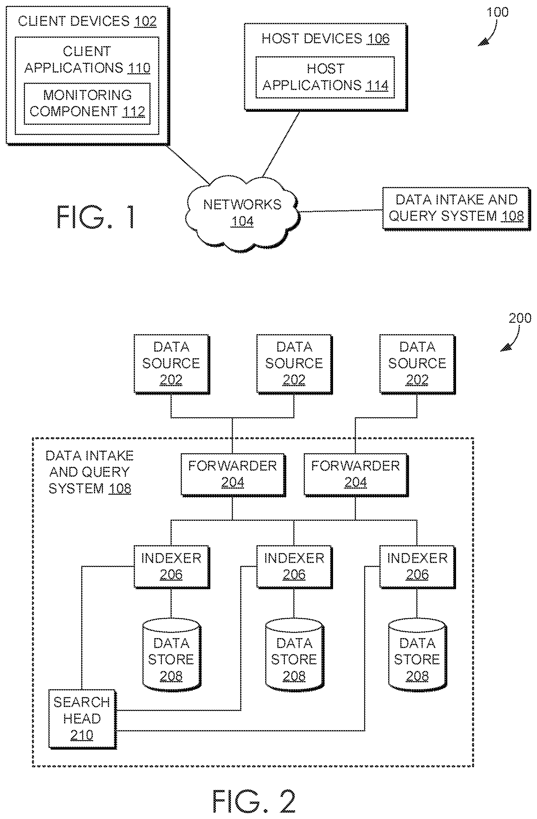 Patent US12417210 Figure 1 – Log data extraction from data chunks of an isolated execution environment