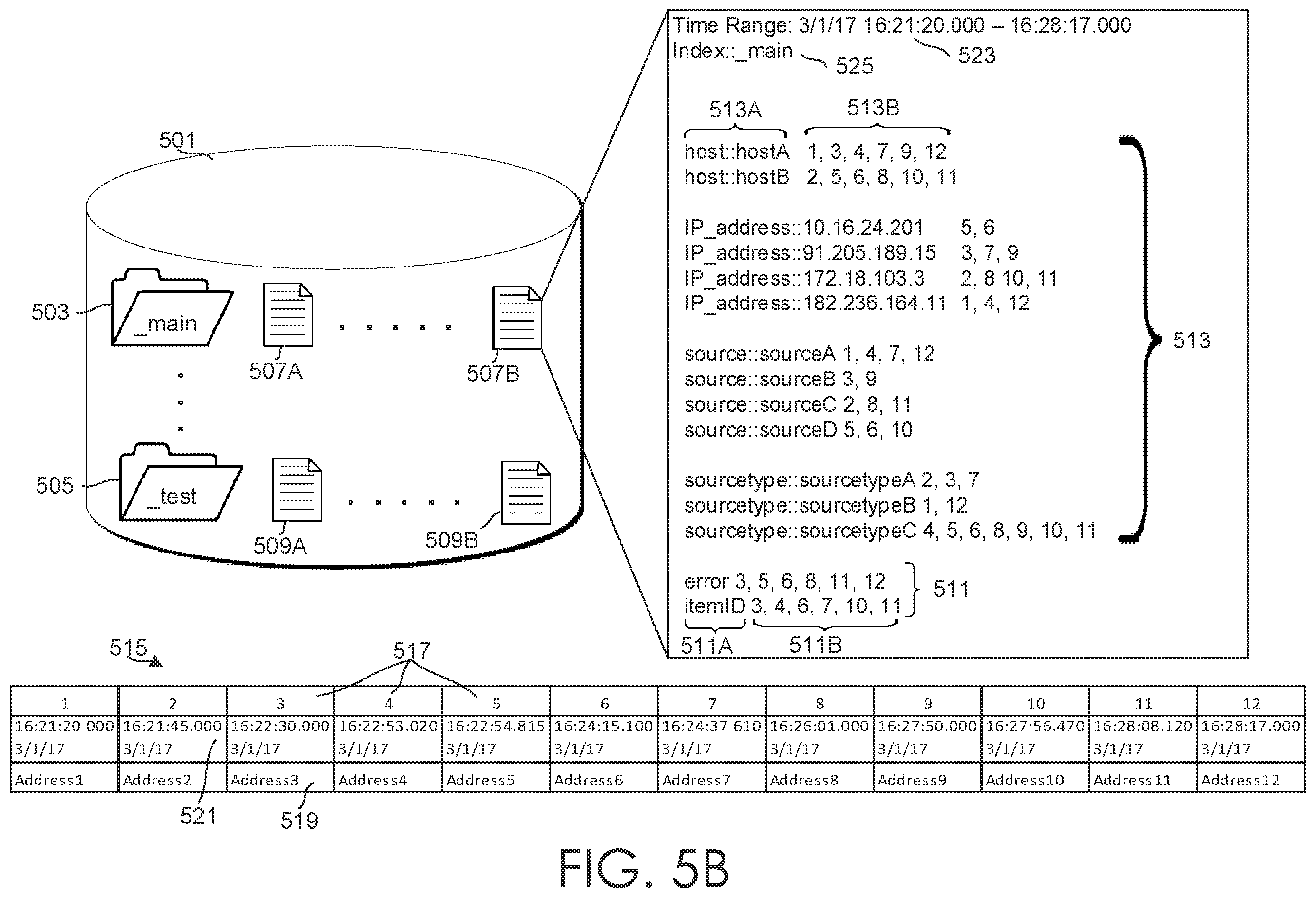 Patent US12417210 Figure 5 – Log data extraction from data chunks of an isolated execution environment