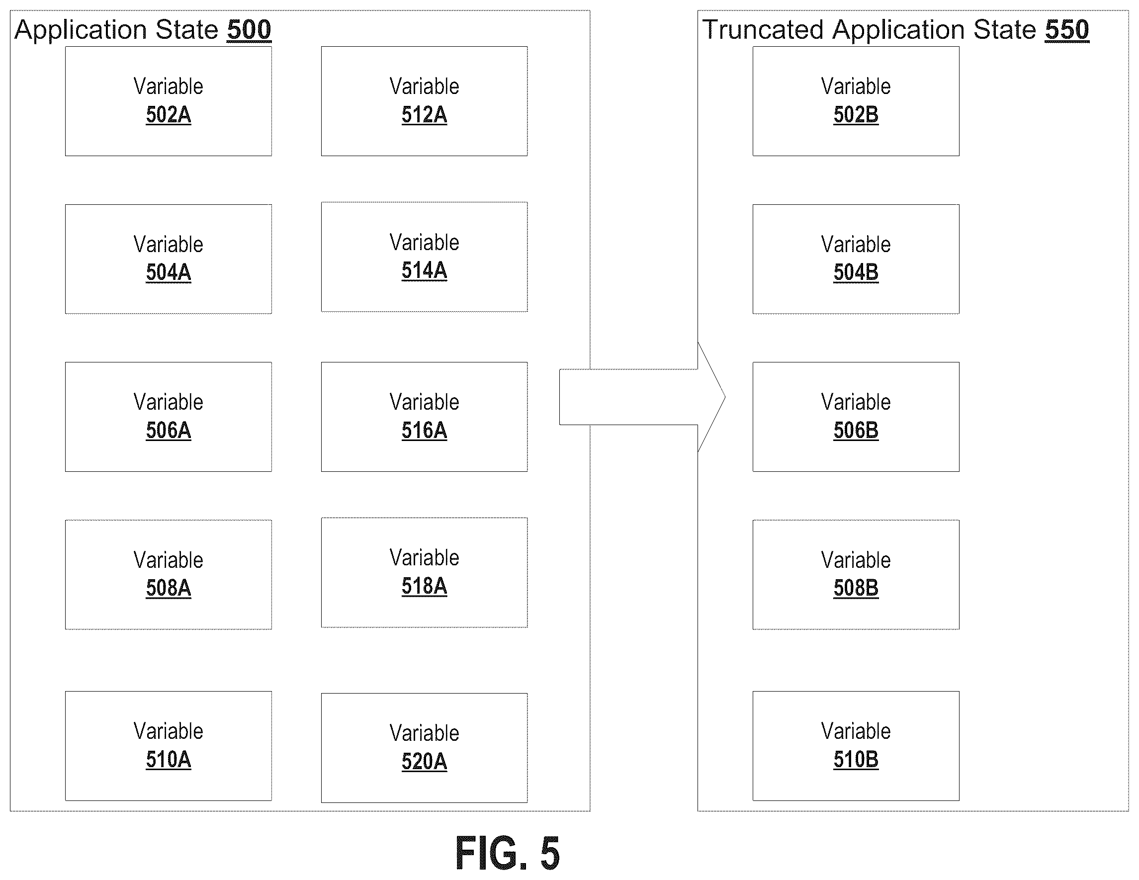 Patent US12417234 Figure 5 – System and method for duplicating an application state
