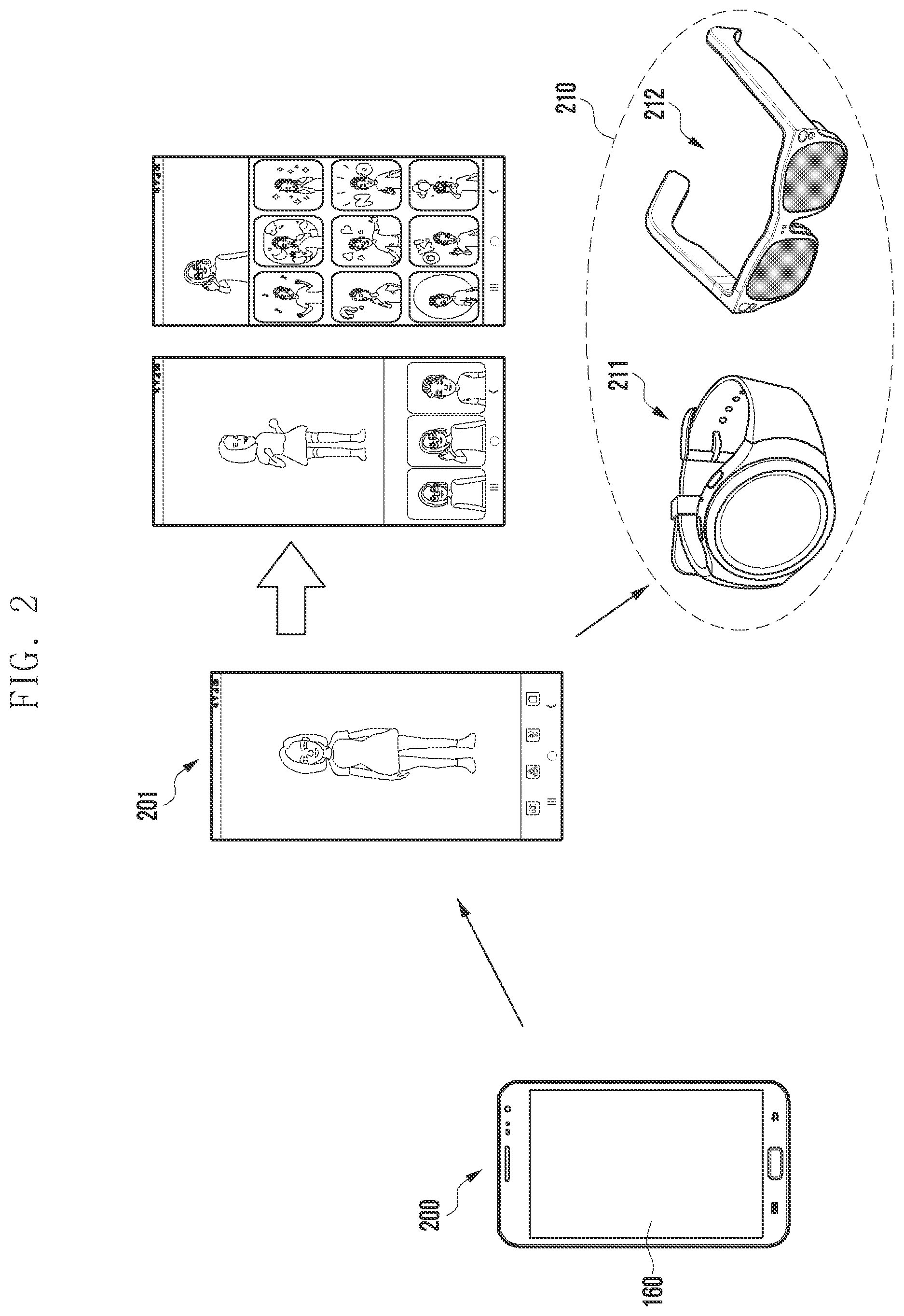 Patent US12417243 Figure 2 – Method and electronic device for generating content based on capacity of external device