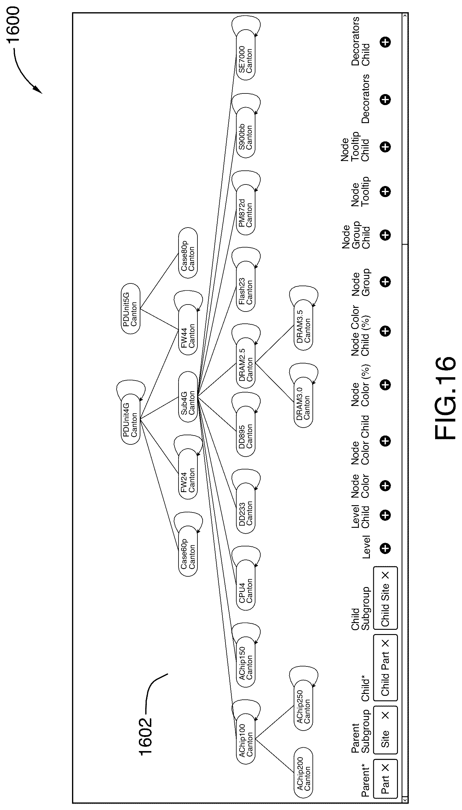 Patent US12417248 Figure 16 – Systems and methods of network visualization