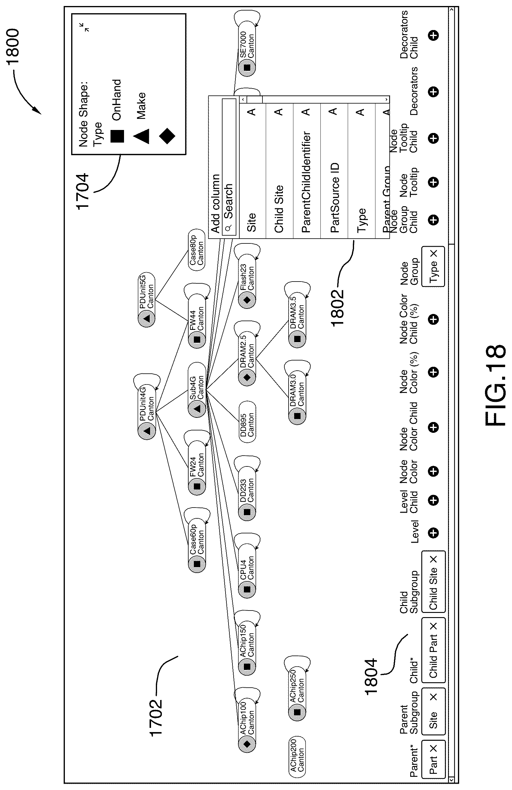 Patent US12417248 Figure 18 – Systems and methods of network visualization