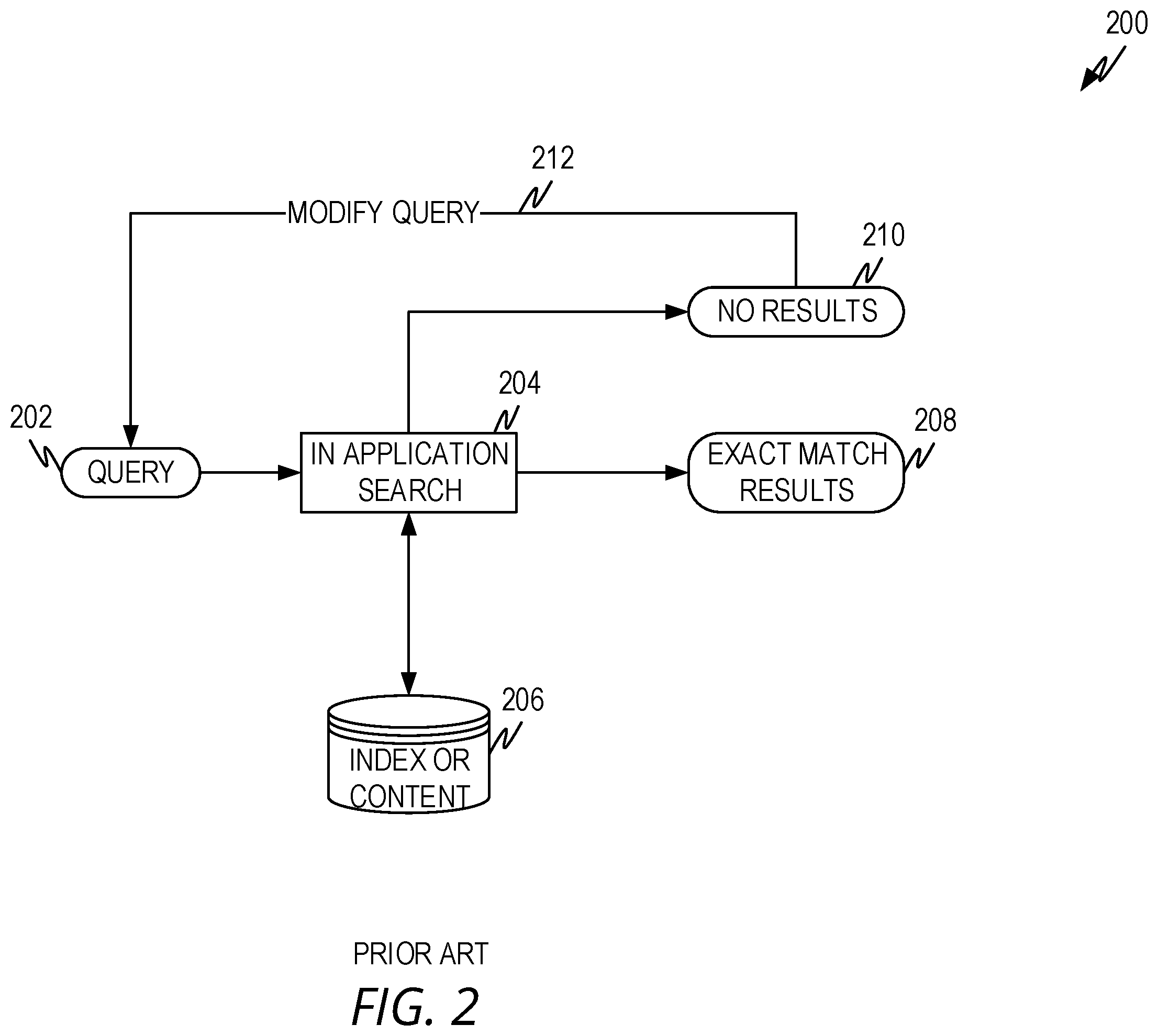 Patent US12417249 Figure 2 – Smart find for in-application searching