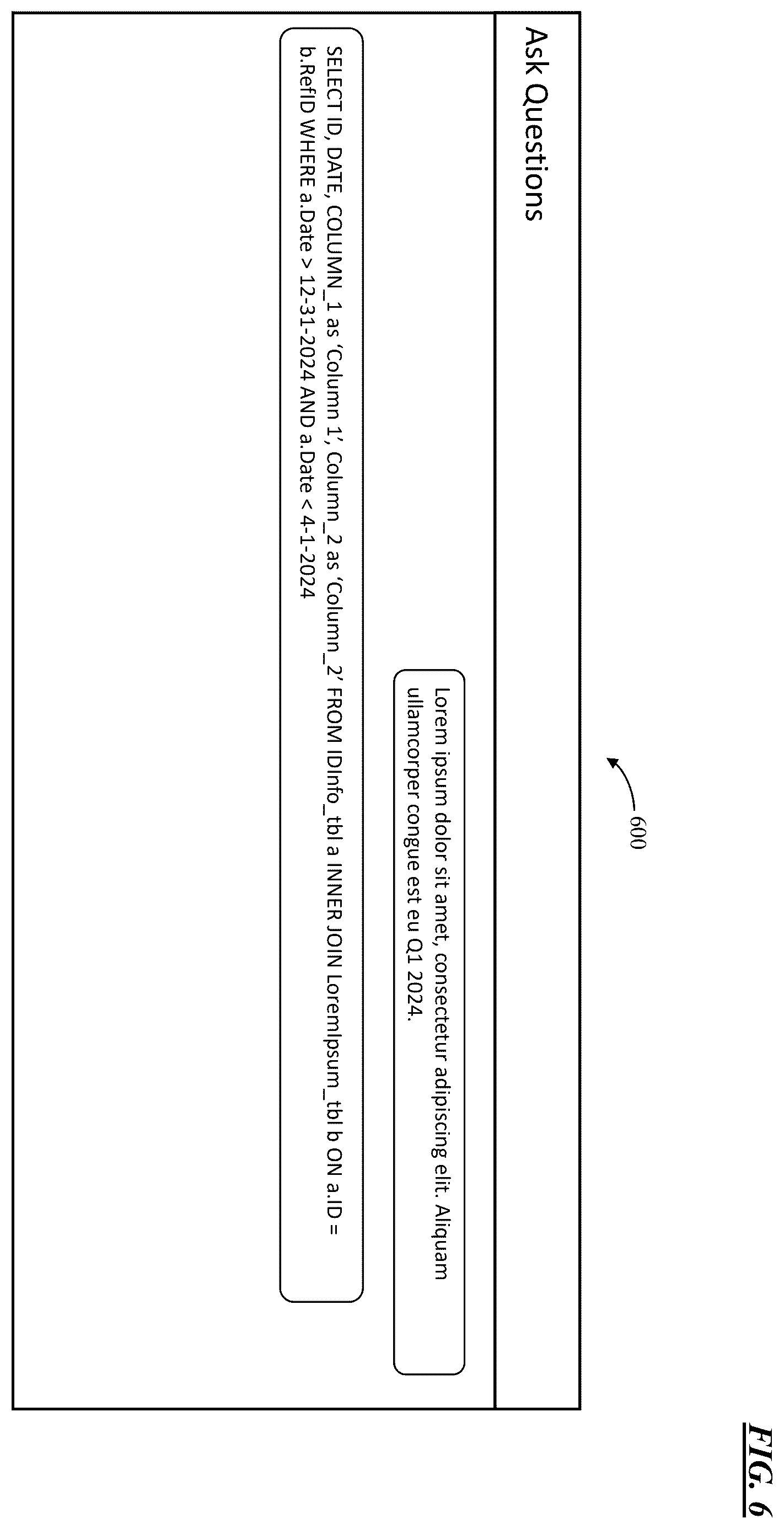 Patent US12417250 Figure 7 – Processing user input to a computing environment using artificial intelligence