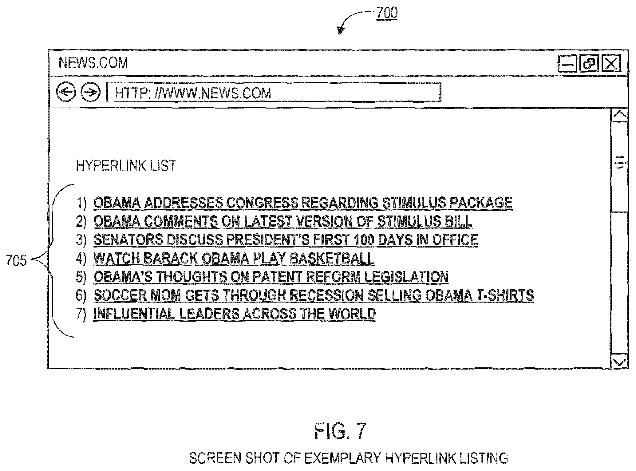Patent US12417254 Figure 7 – Systems and methods for dynamically creating hyperlinks associated with relevant multimedia content