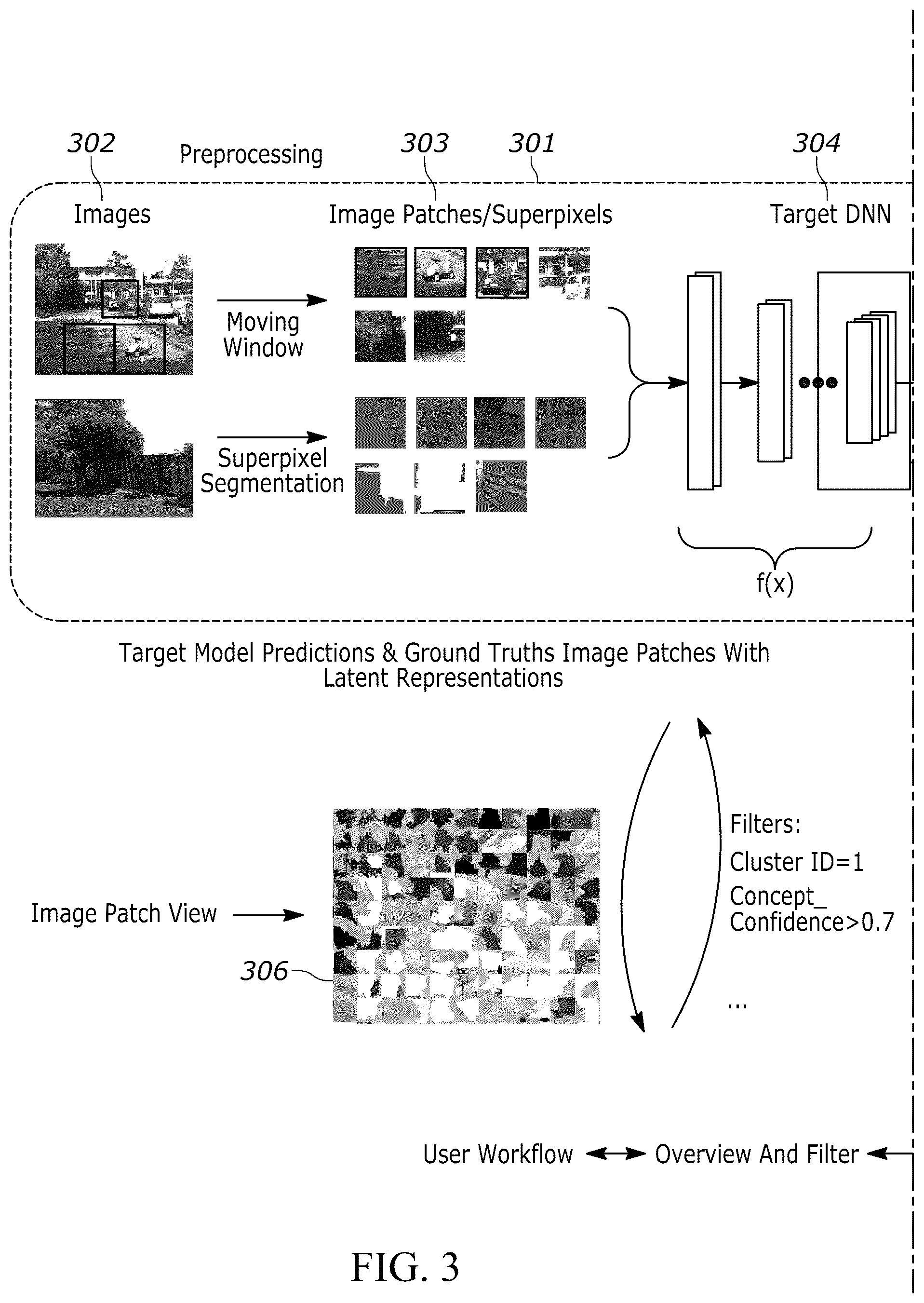 Patent US12417261 Figure 3 – Visualization system and method for interpretation and diagnosis of deep neural networks