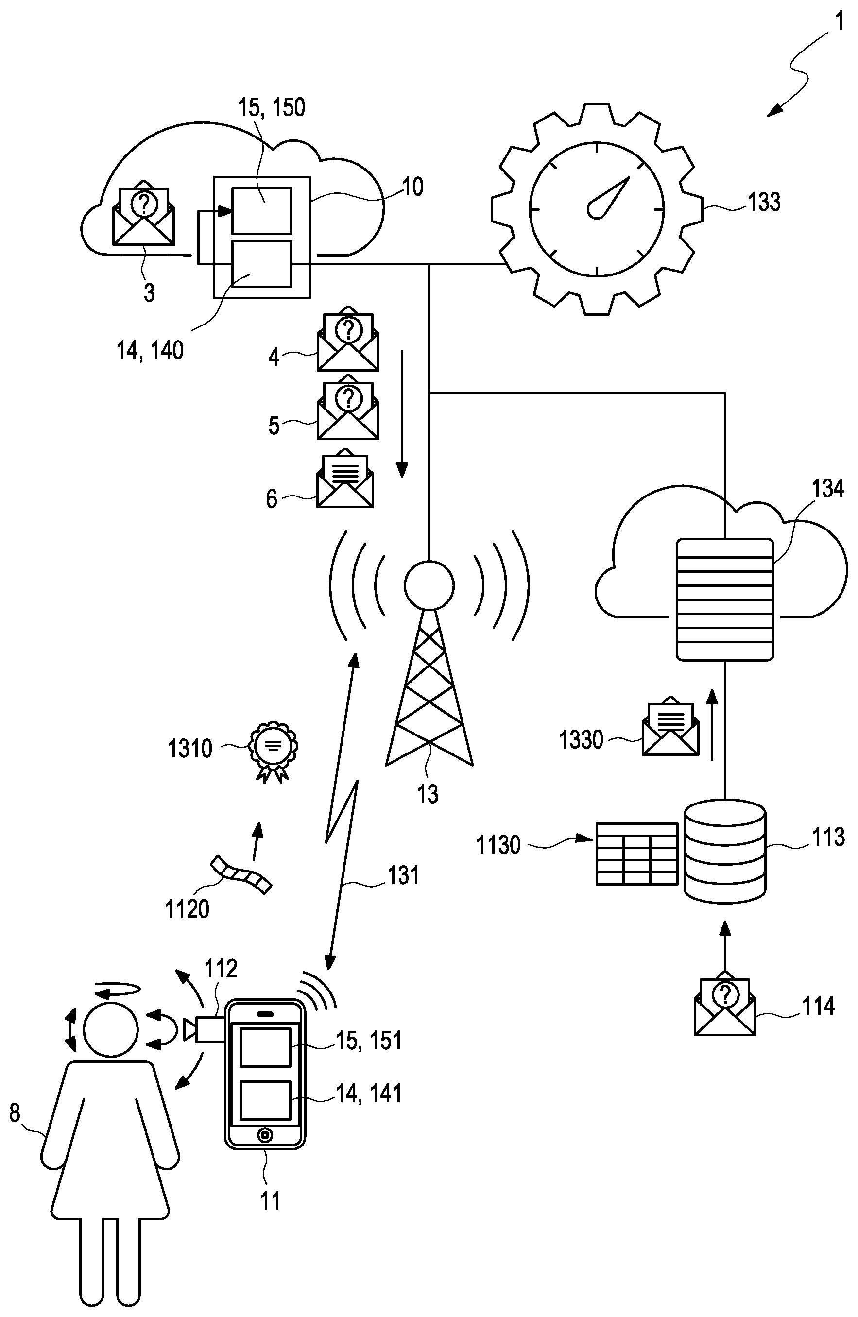 Patent US12417270 Figure 1 – Method and system for authenticating a user