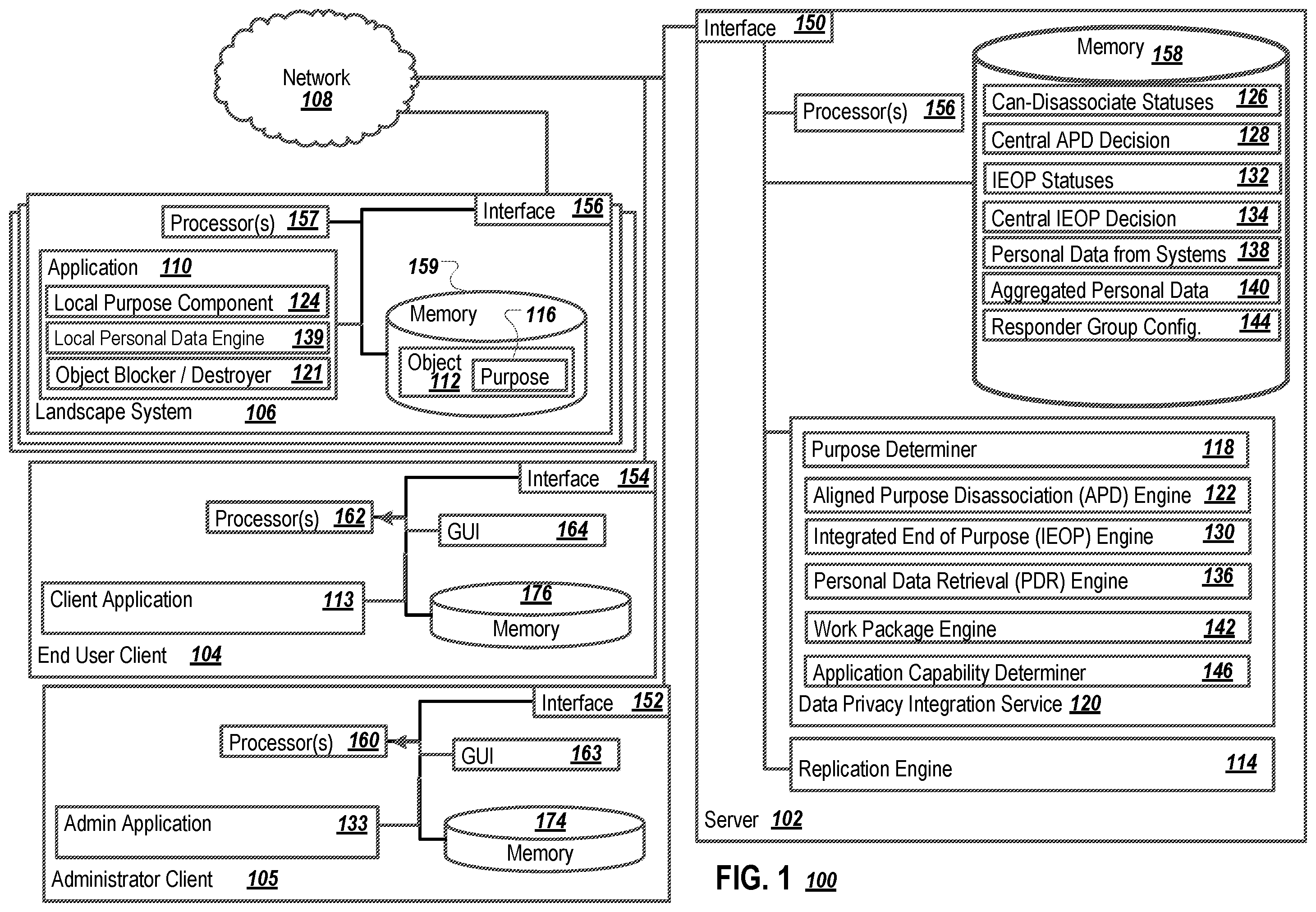 Patent US12417294 Figure 1 – Asynchronous ping messages for determining capability of systems for executing asynchronous protocols