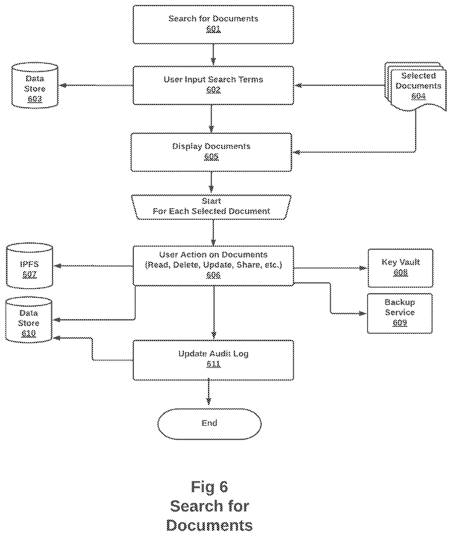 Patent US12417296 Figure 8 – Methods and systems for team collaboration and document management