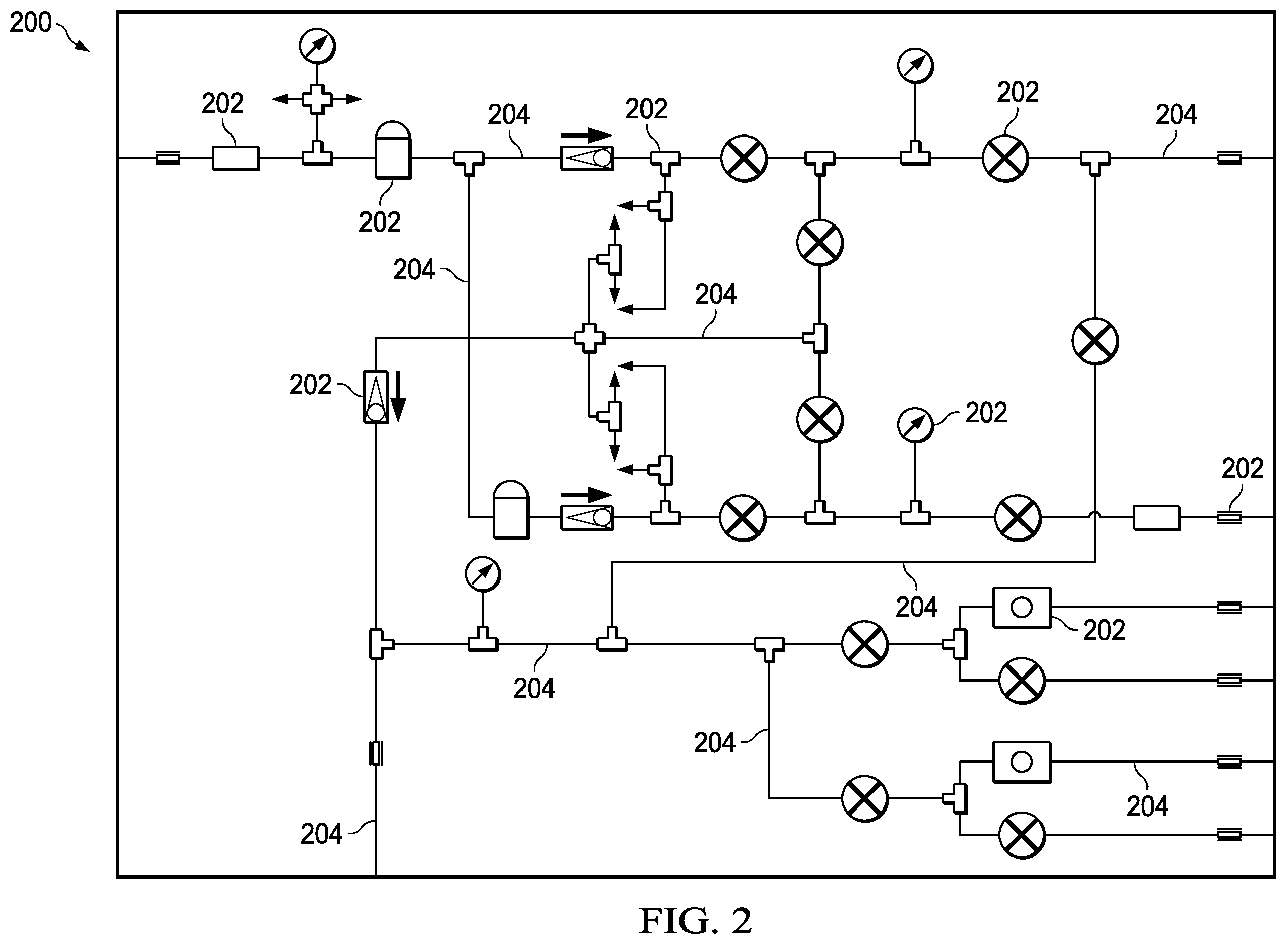 Patent US12417328 Figure 2 – Machine and process to design, validate, and/or test a fluid system