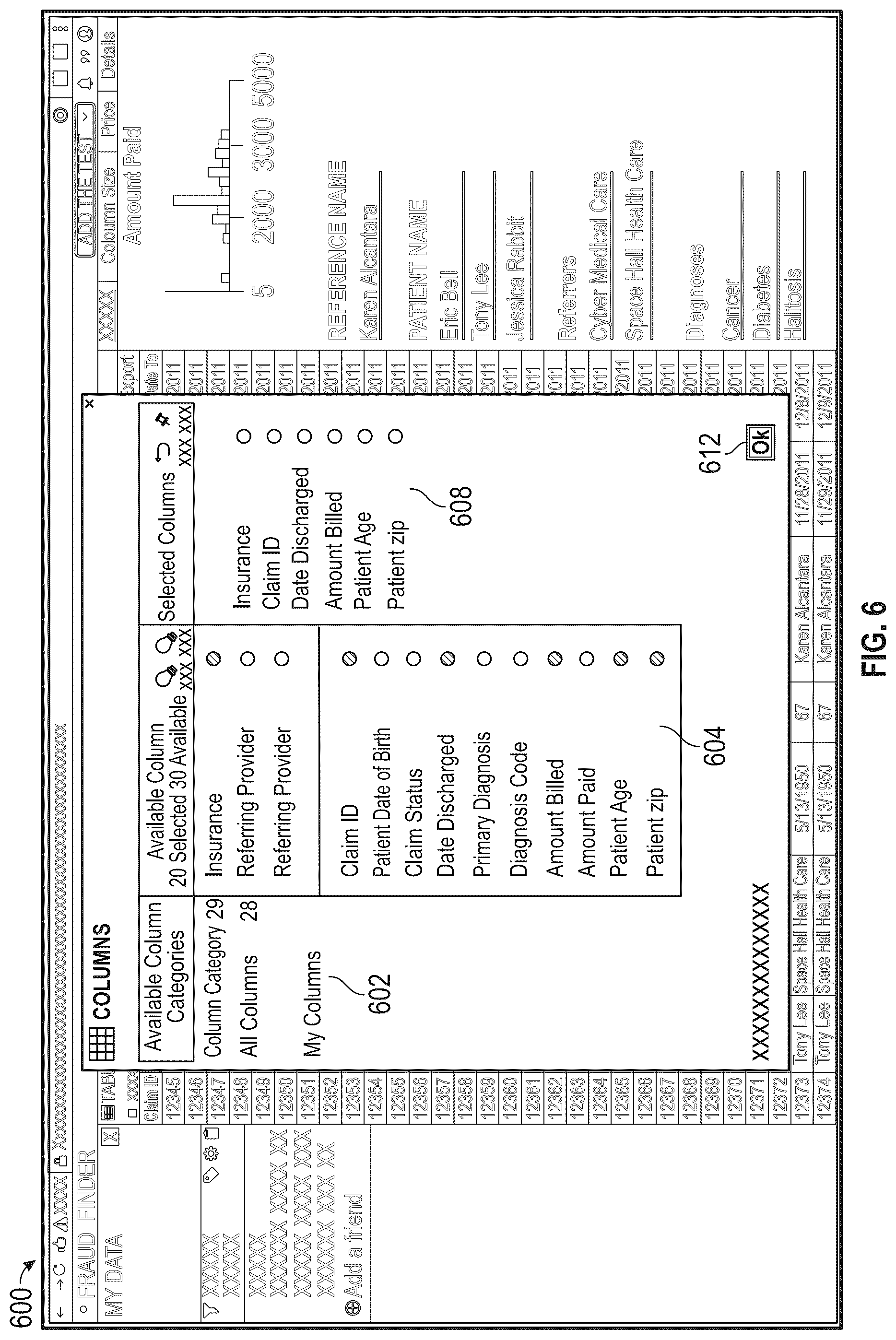 Patent US12417337 Figure 6 – Data normalization and irregularity detection system