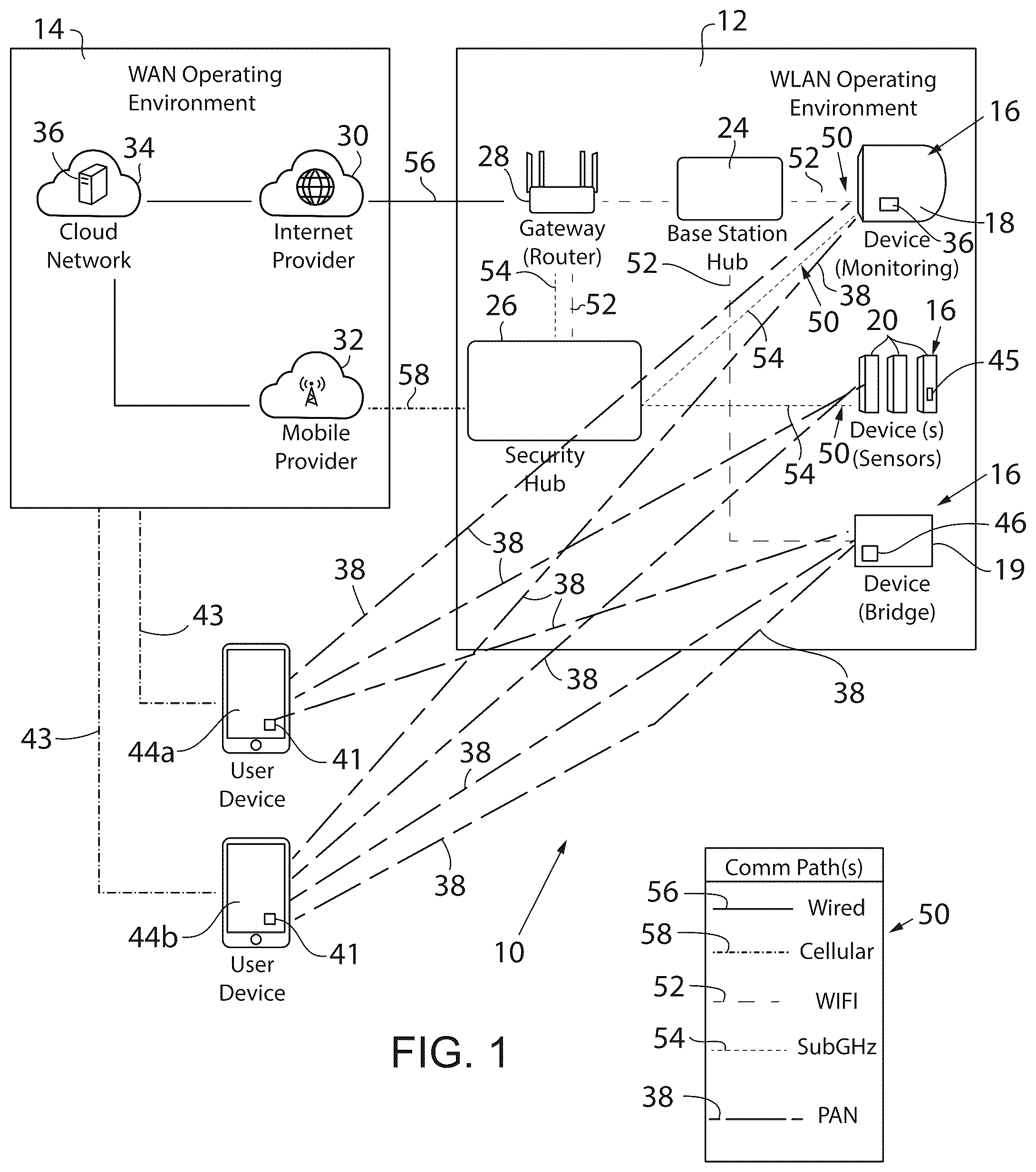 Patent US12417362 Figure 1 – Dynamic image based contactless instructions for an electronic monitoring system