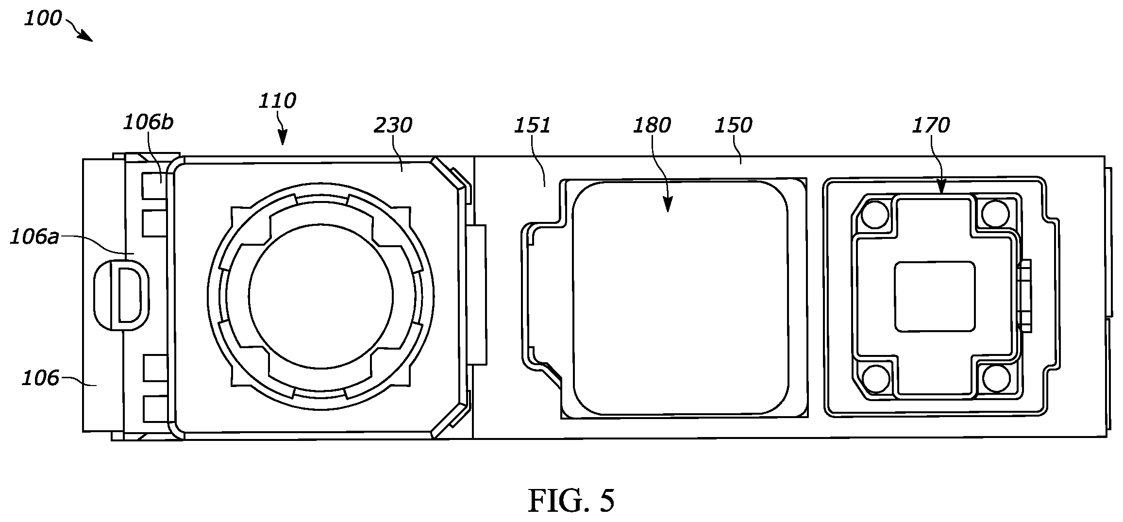 Patent US12417364 Figure 5 – Miniature long range imaging engine with auto-focus and auto-zoom system
