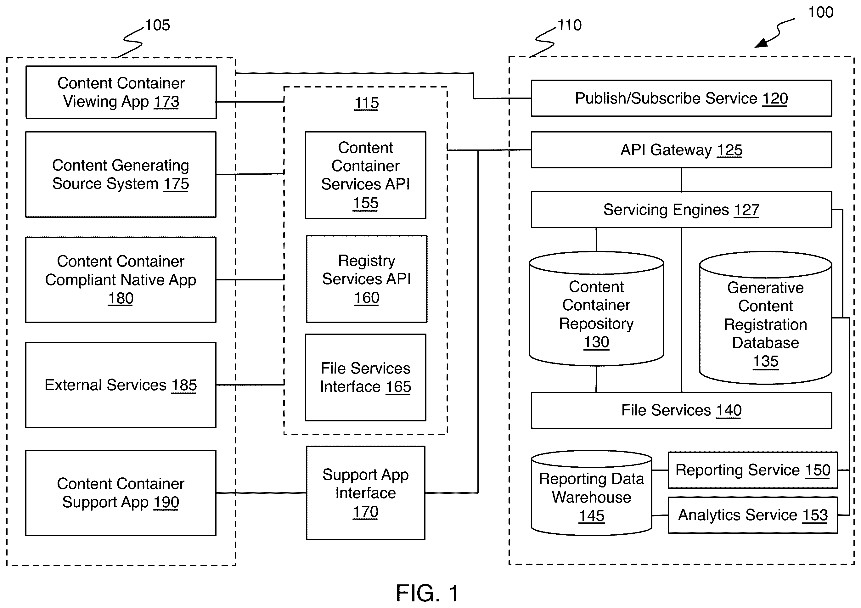 Patent US12417393 Figure 1 – Generative content registration system and method of use