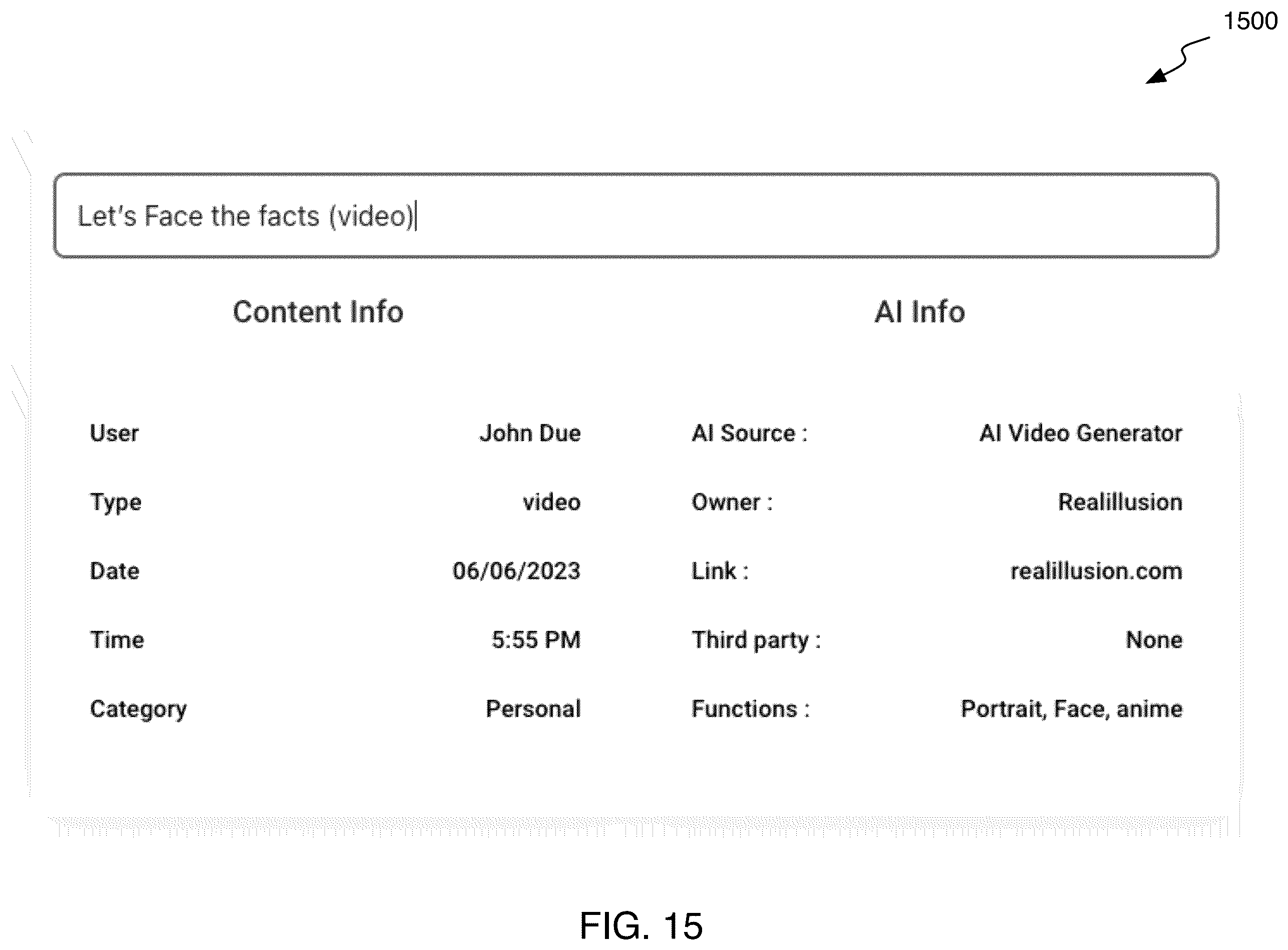 Patent US12417393 Figure 17 – Generative content registration system and method of use