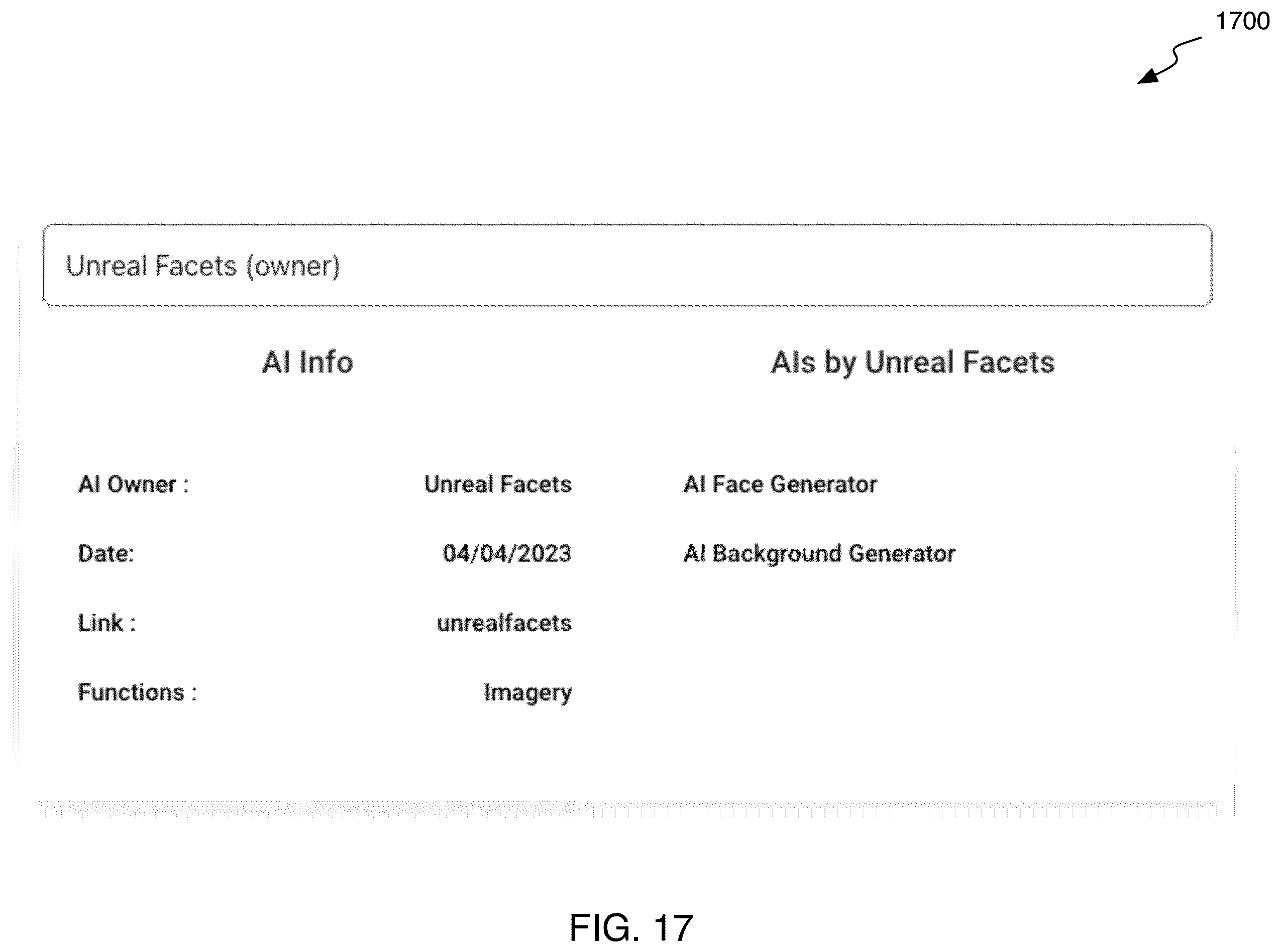 Patent US12417393 Figure 19 – Generative content registration system and method of use