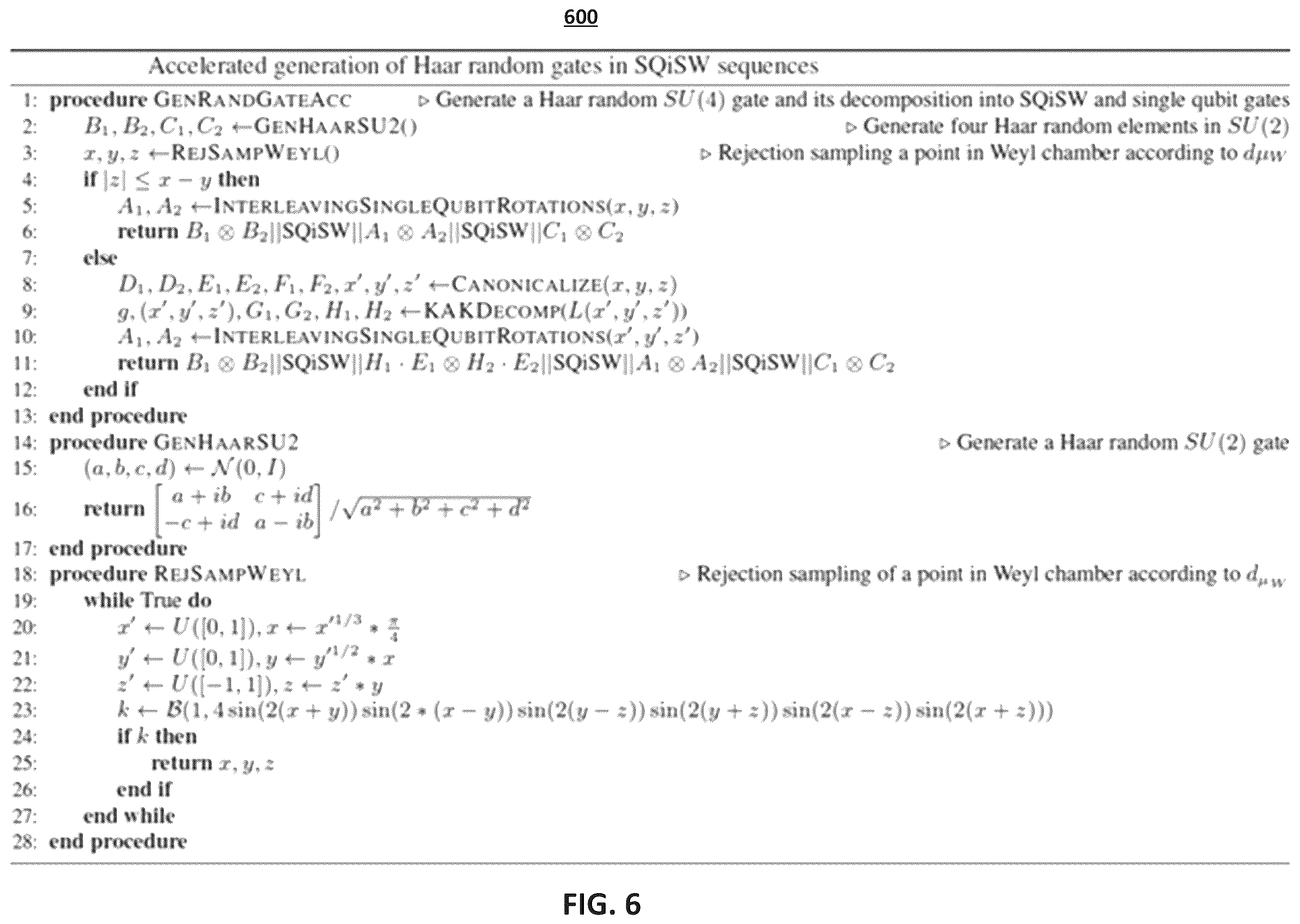 Patent US12417396 Figure 7 – Benchmarking protocol for quantum gates