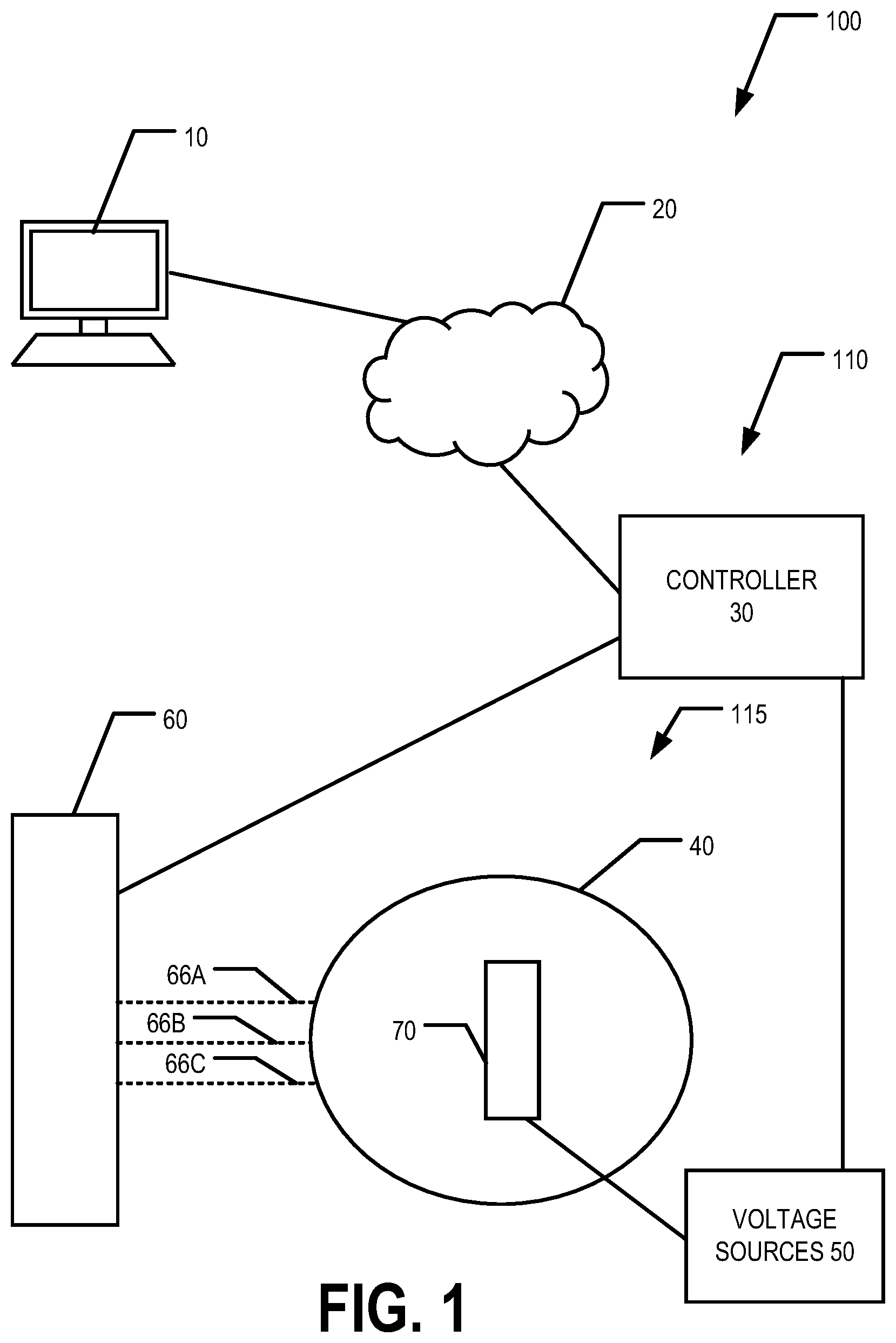Patent US12417399 Figure 1 – Hybrid quantum-classical computing environments