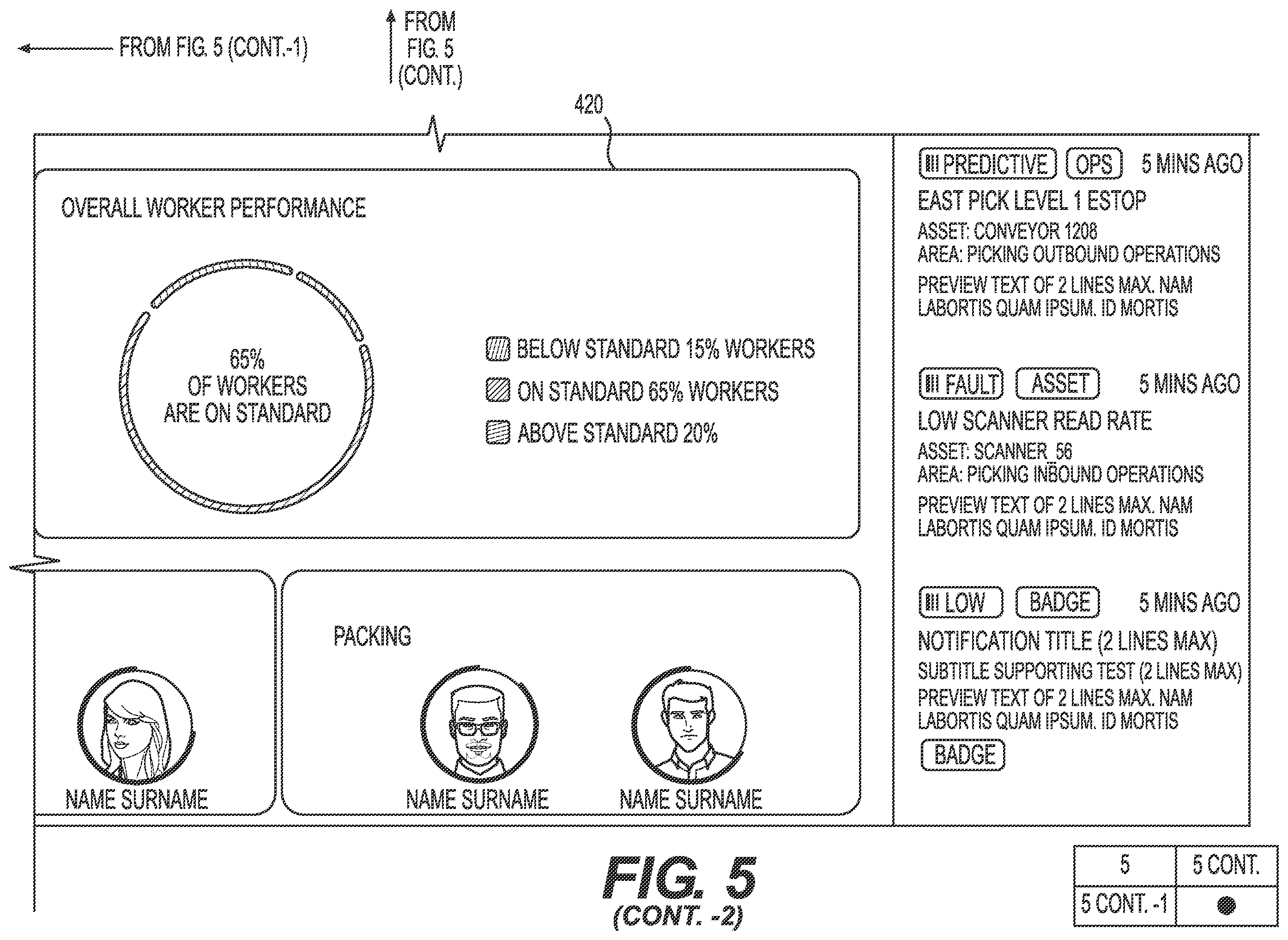 Patent US12417423 Figure 11 – Methods and dashboard systems for real-time recommendations for optimized operations