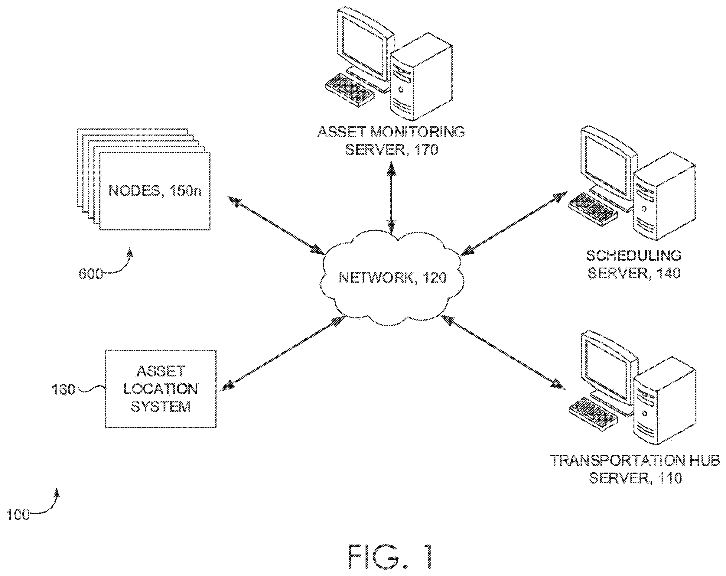 Patent US12417427 — Enforcing data consistency in a transportation network — Figure 1