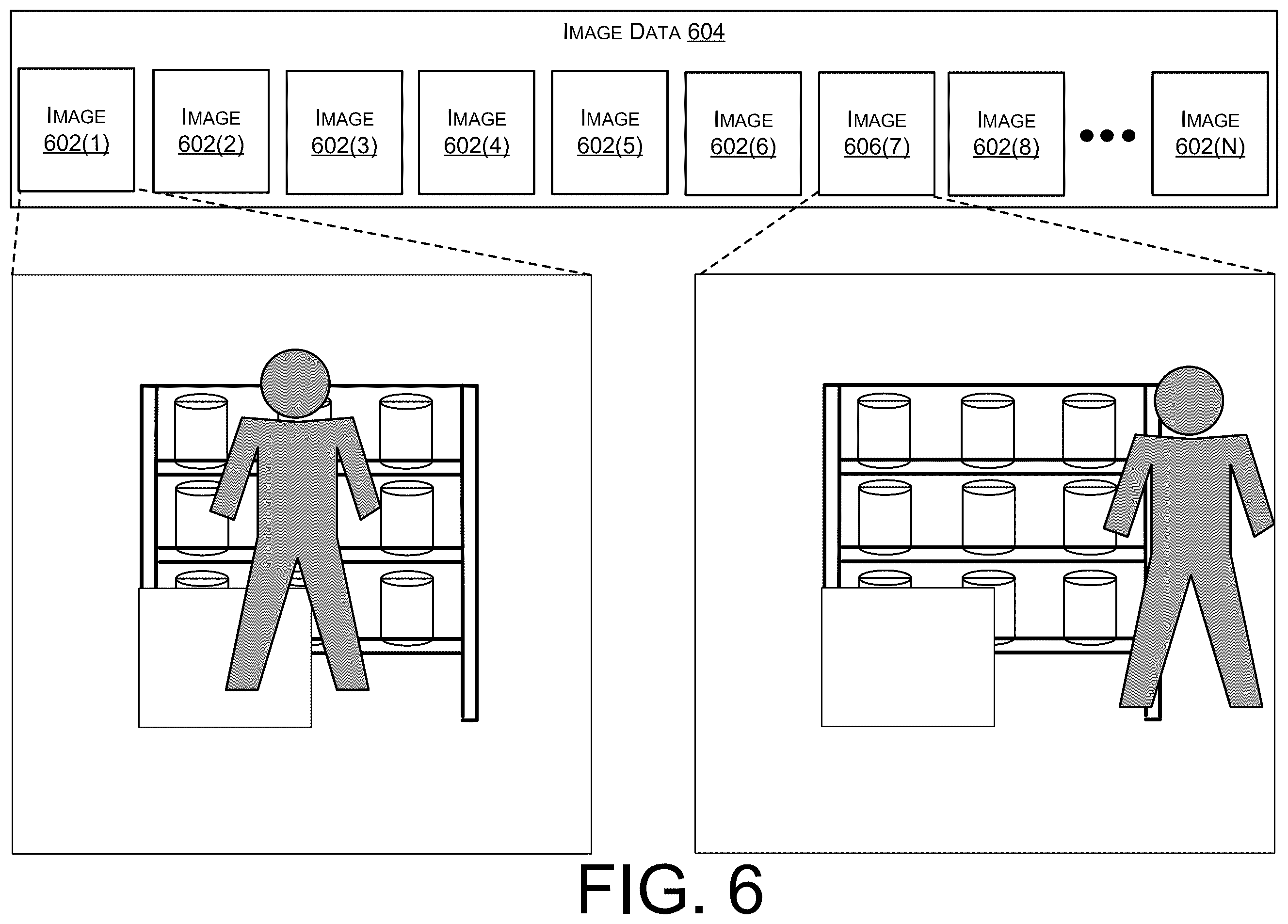 Patent US12417431 Figure 7 – Techniques for generating collection of images