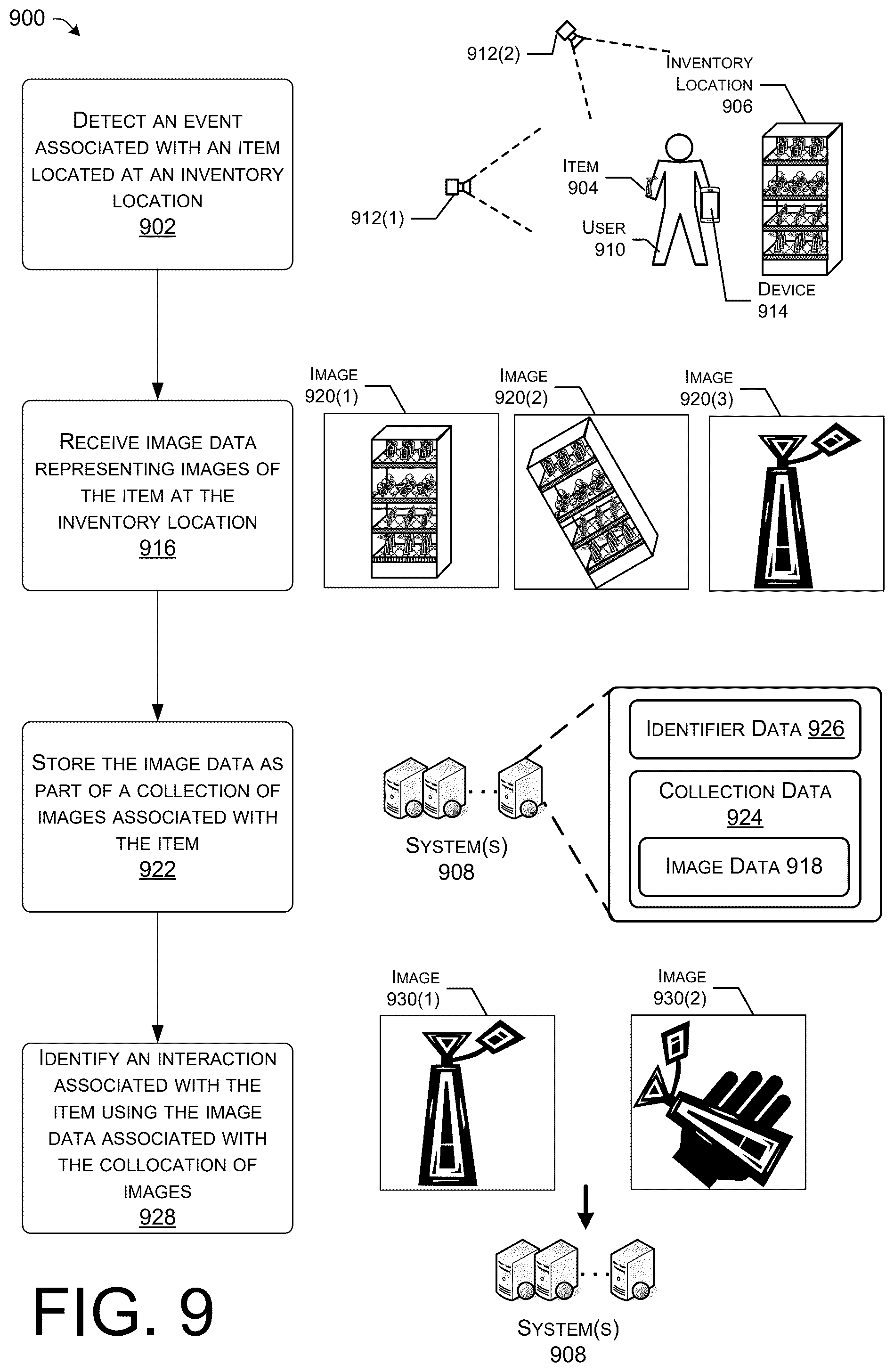 Patent US12417431 Figure 10 – Techniques for generating collection of images