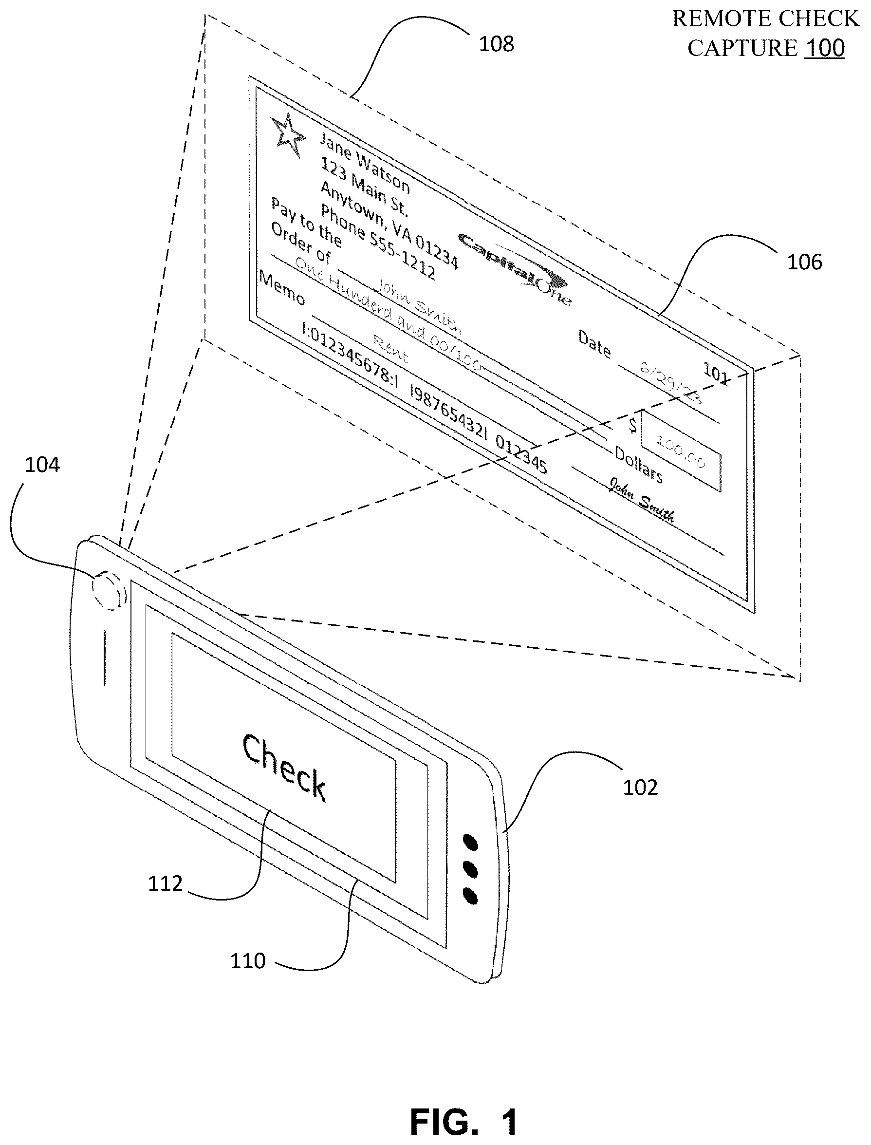 Patent US12417442 Figure 1 – Active OCR