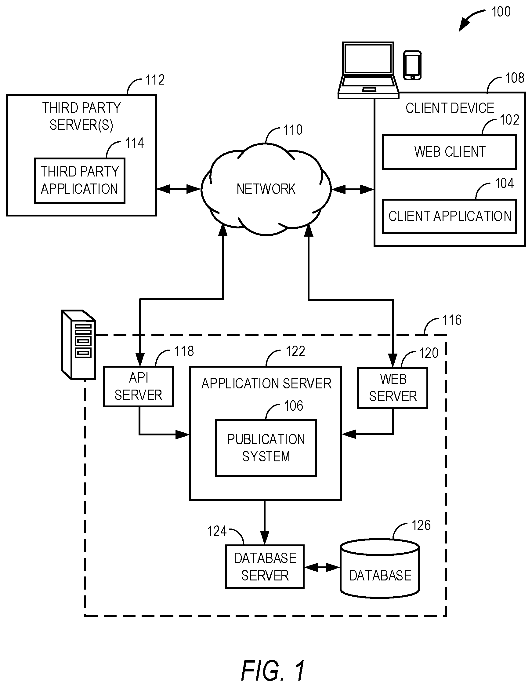 Patent US12417446 Figure 1 – Push payment decision routing