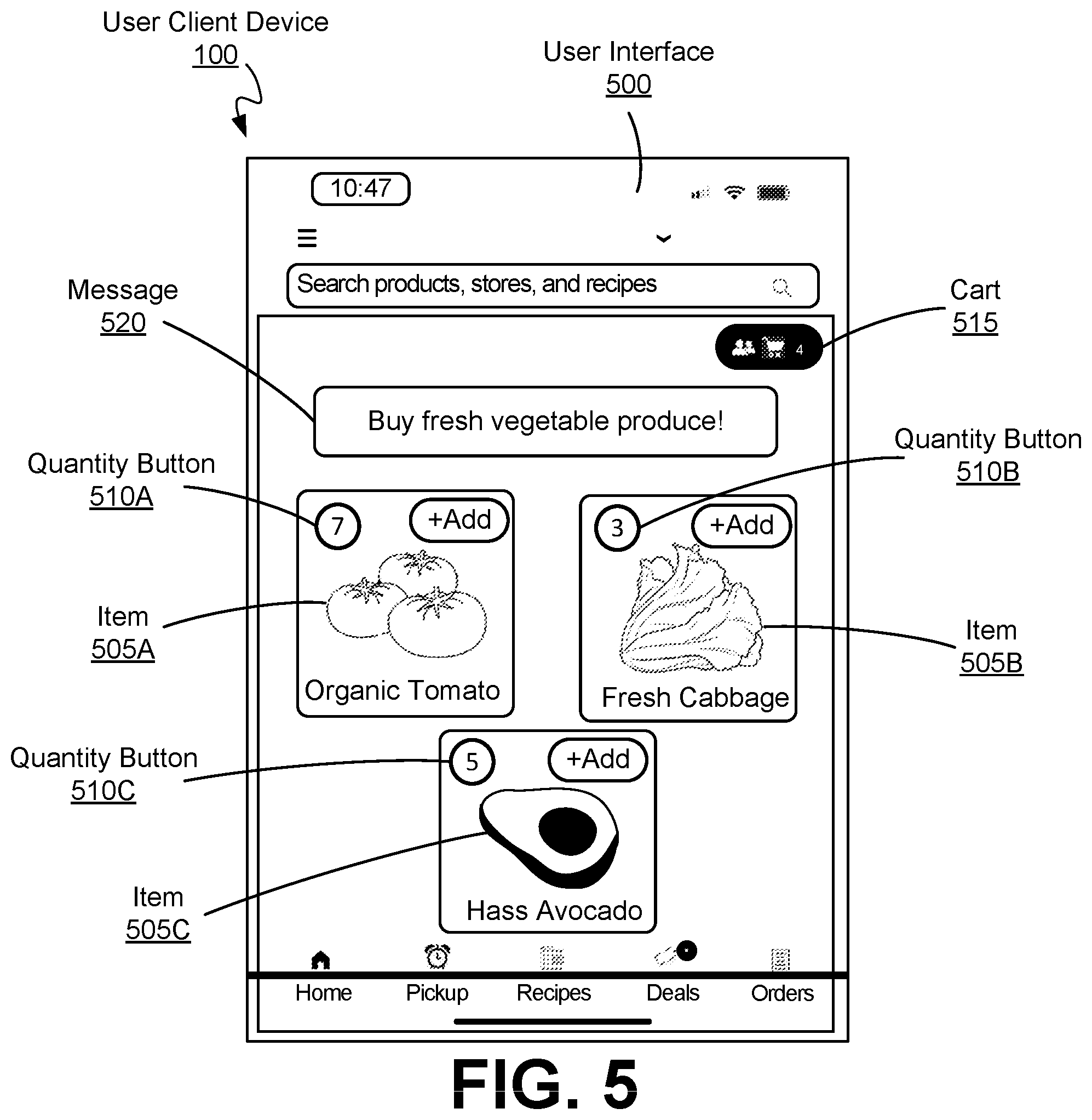 Patent US12417465 Figure 5 – Using a trained model to predict a user's price sensitivity based on data acquired from in-store sensors