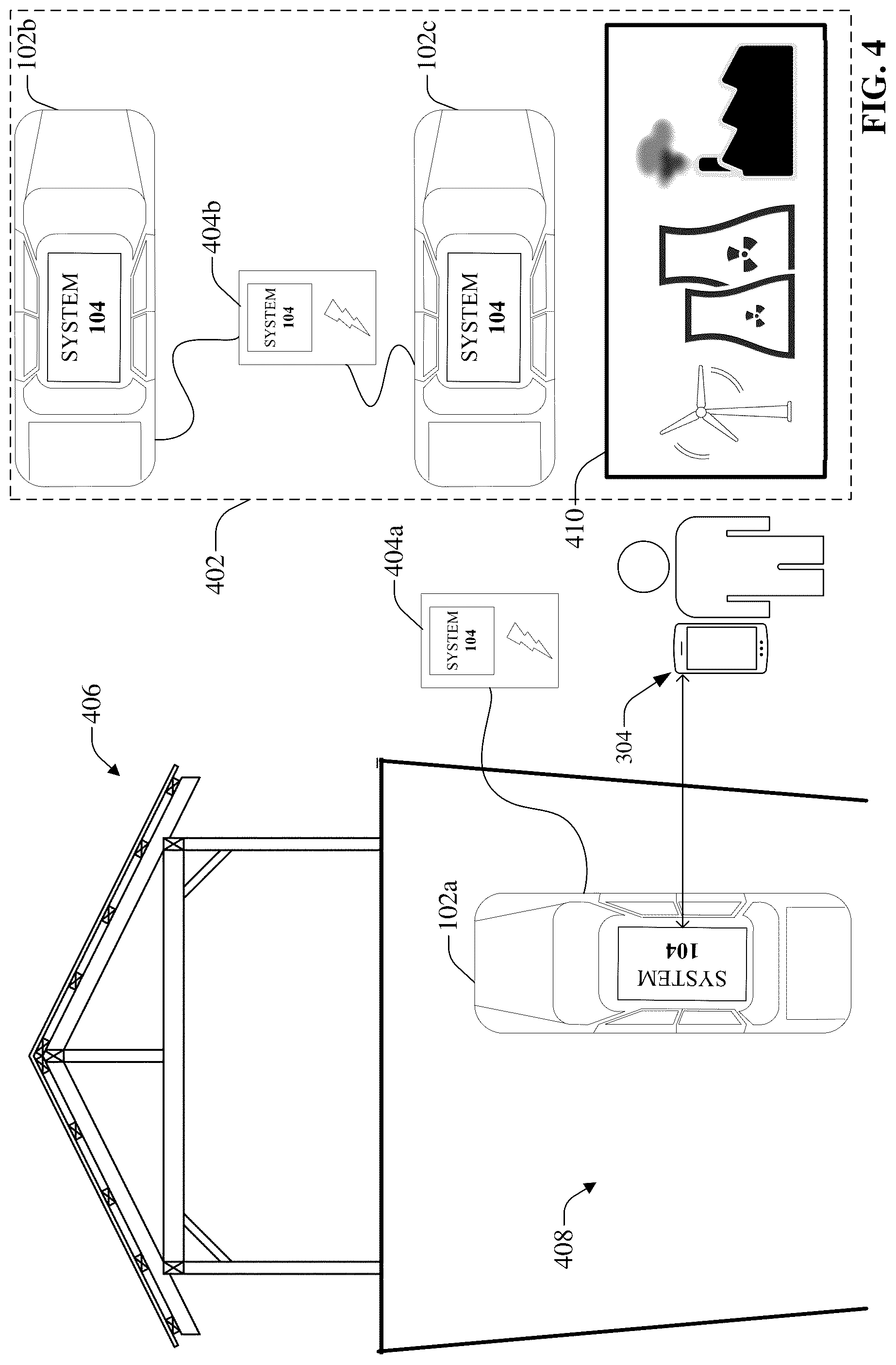 Patent US12417466 Figure 4 – Aggregated energy management system—infrastructure