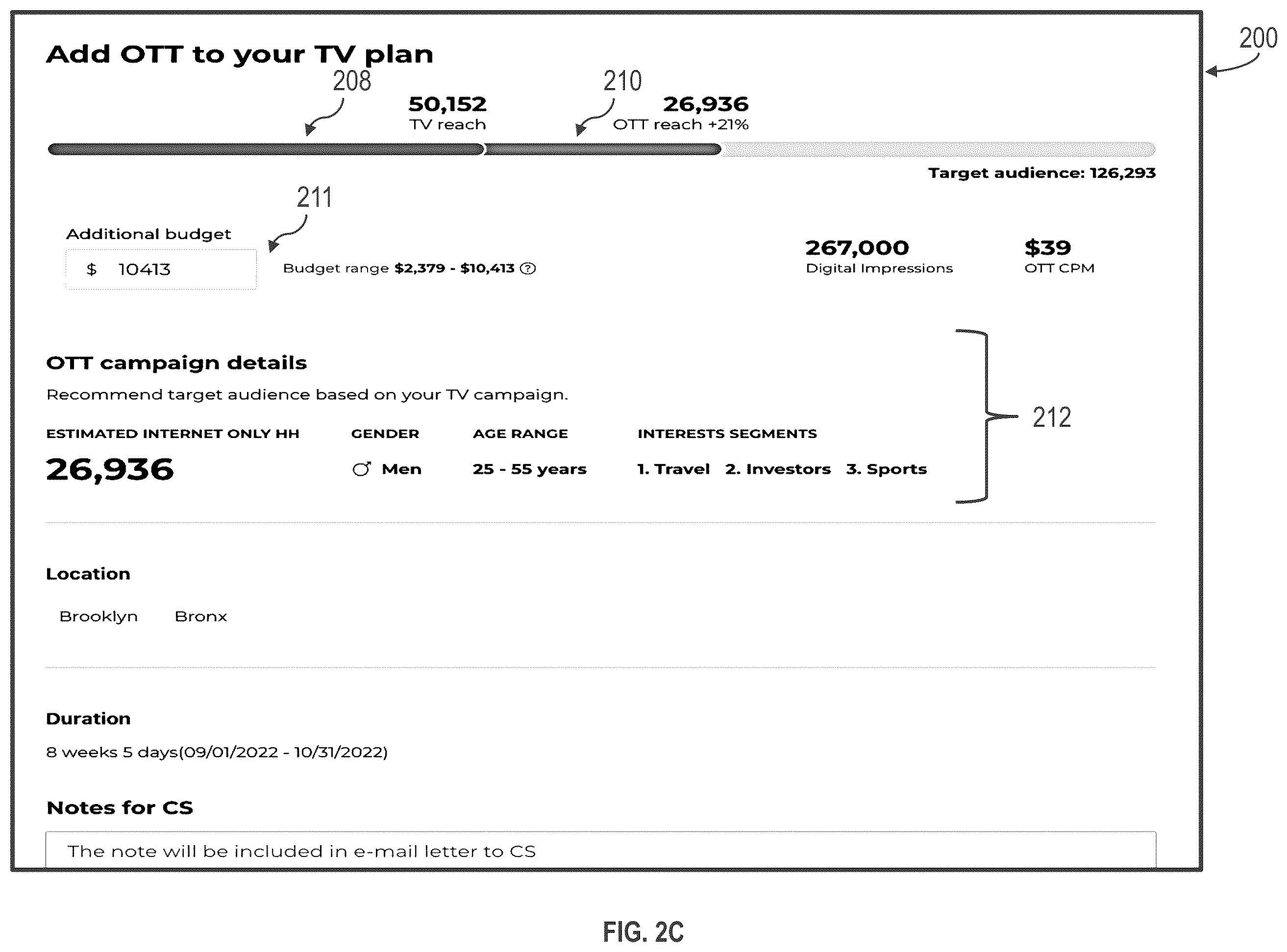 Patent US12417469 Figure 4 – Identifying user profiles for campaign modification